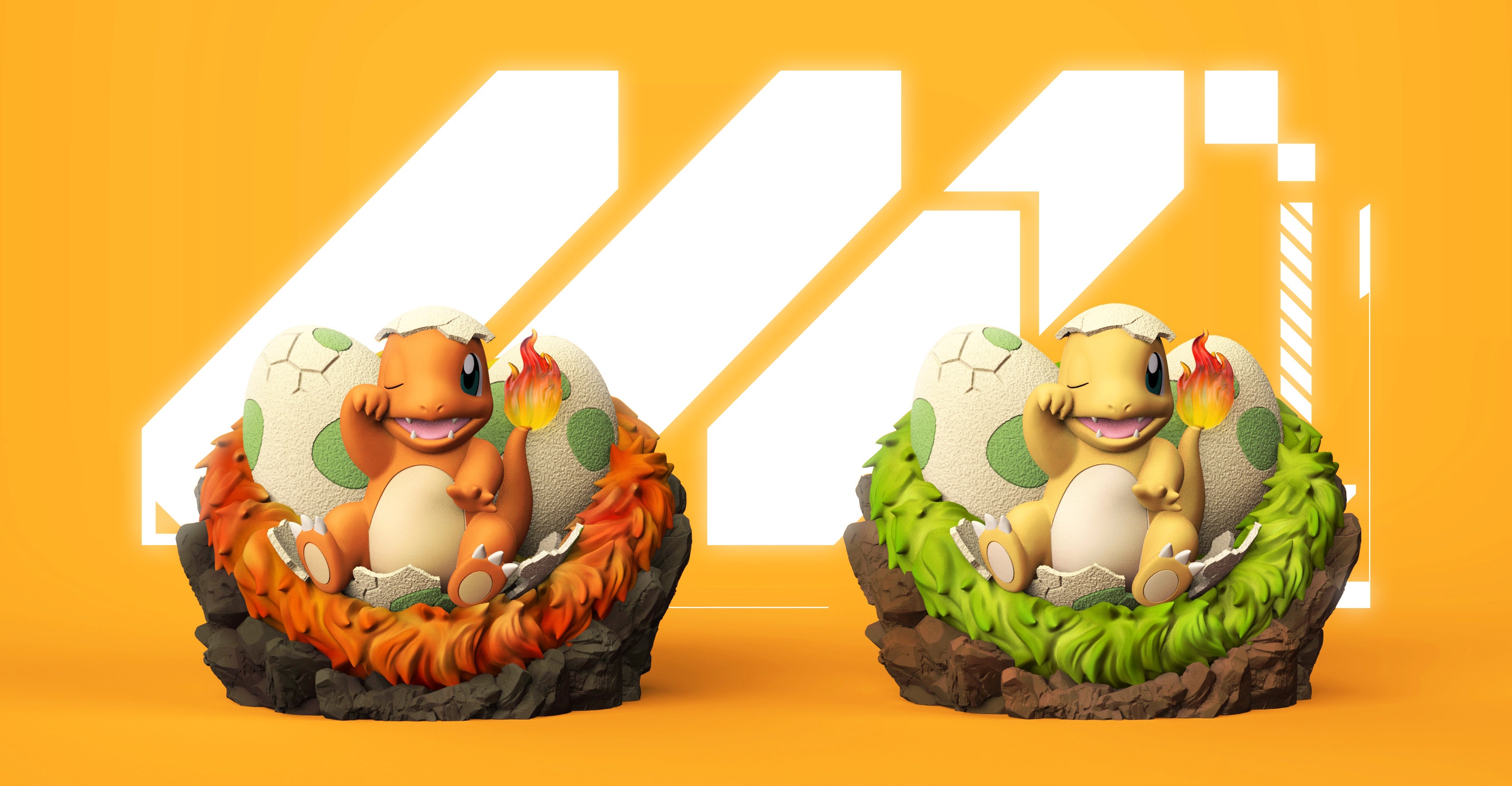 【Pre-sale】1/20 Scale Newborn Charmander-Pokemon-MZ Studio