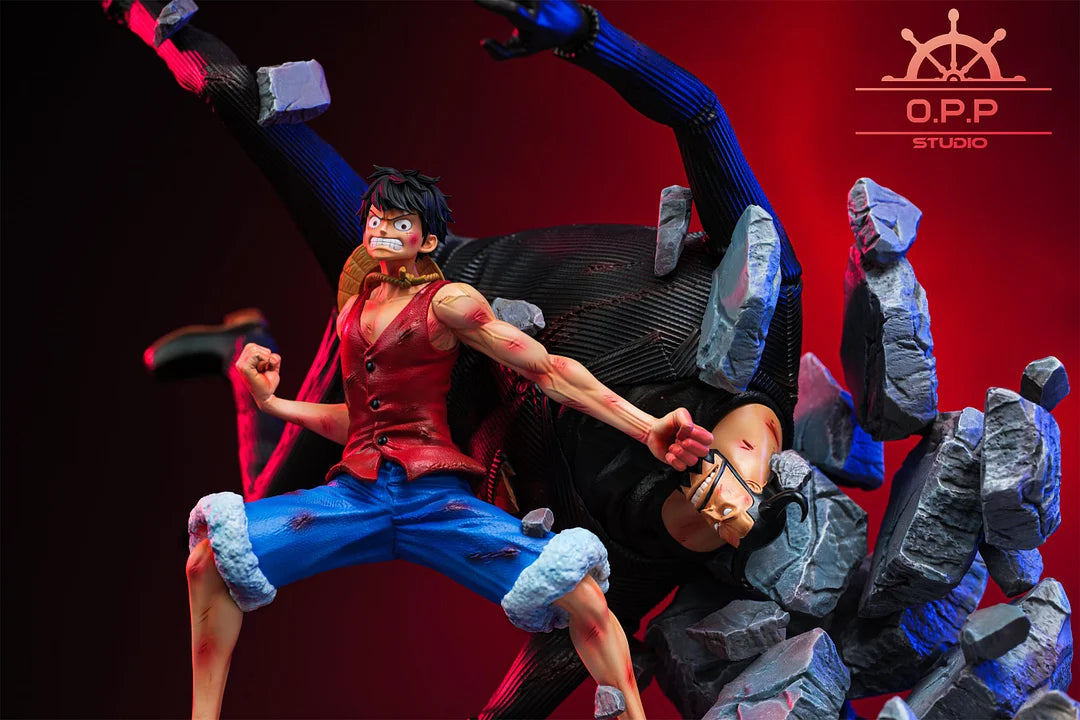【Pre-sale】POP Scale Monkey D. Luffy Beating Blueno - ONE PIECE  - OPPS Studio