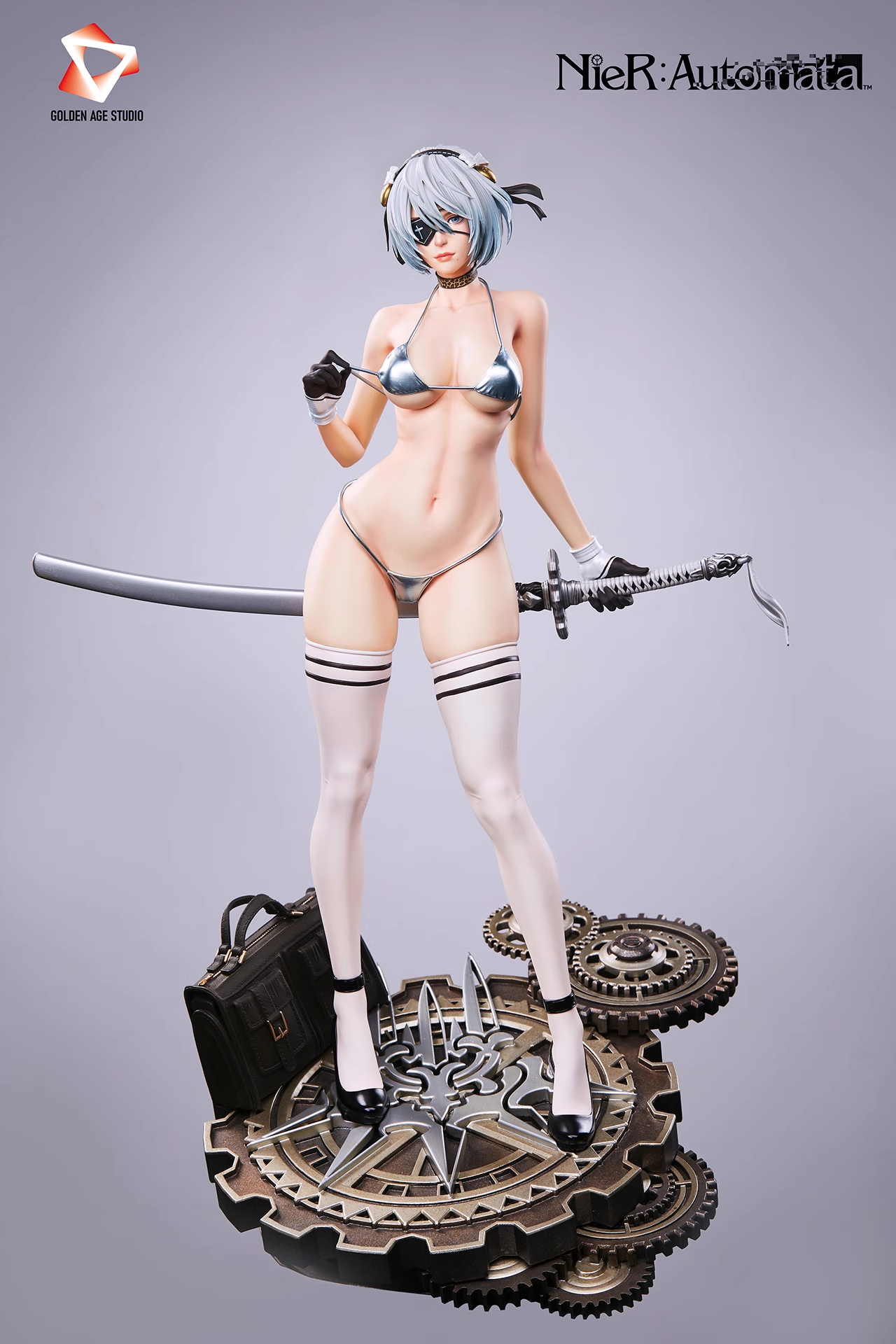 【Pre-sale】1/4 Scale YoRHa 2B-NieR:Automata-GOLDEN AGE Studio