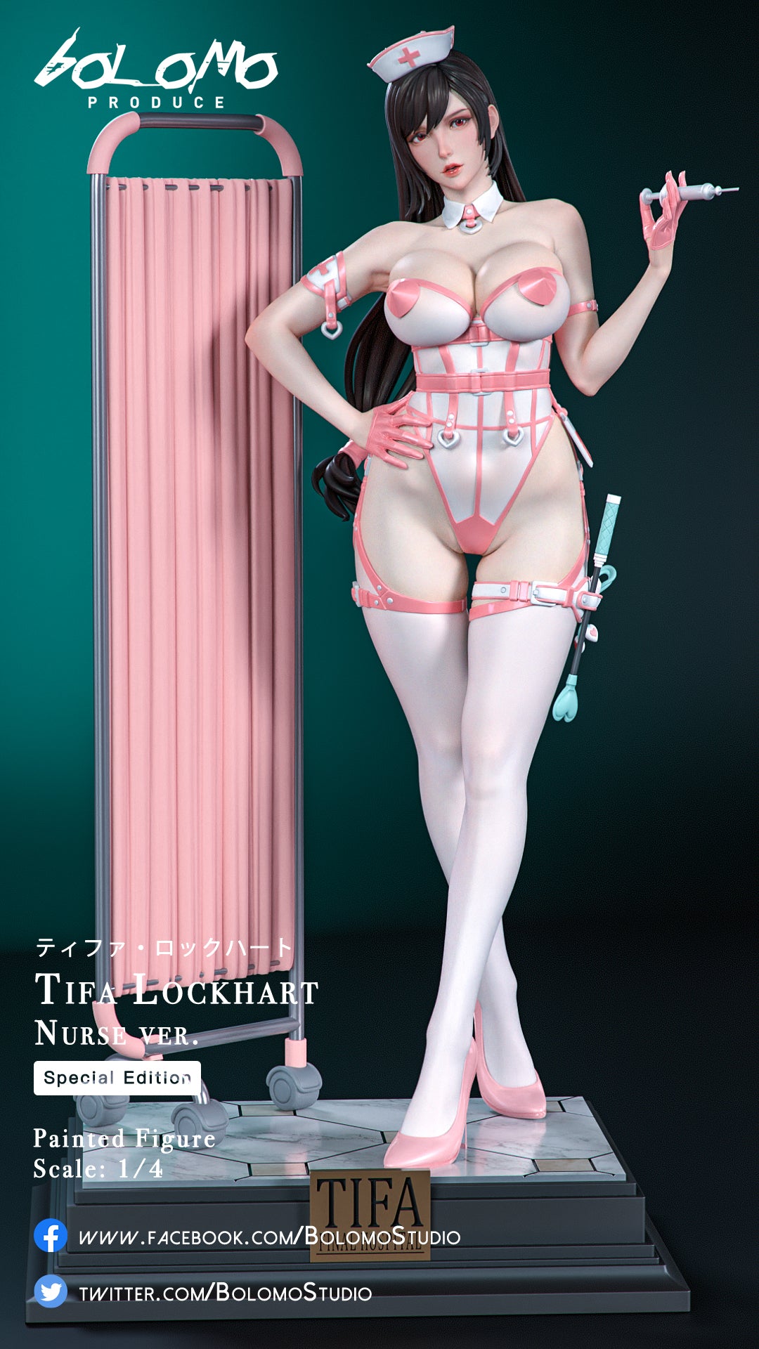 【Pre-sale】1/4 Scale Nurse Tifa-Final Fantasy-Bolomo Studio