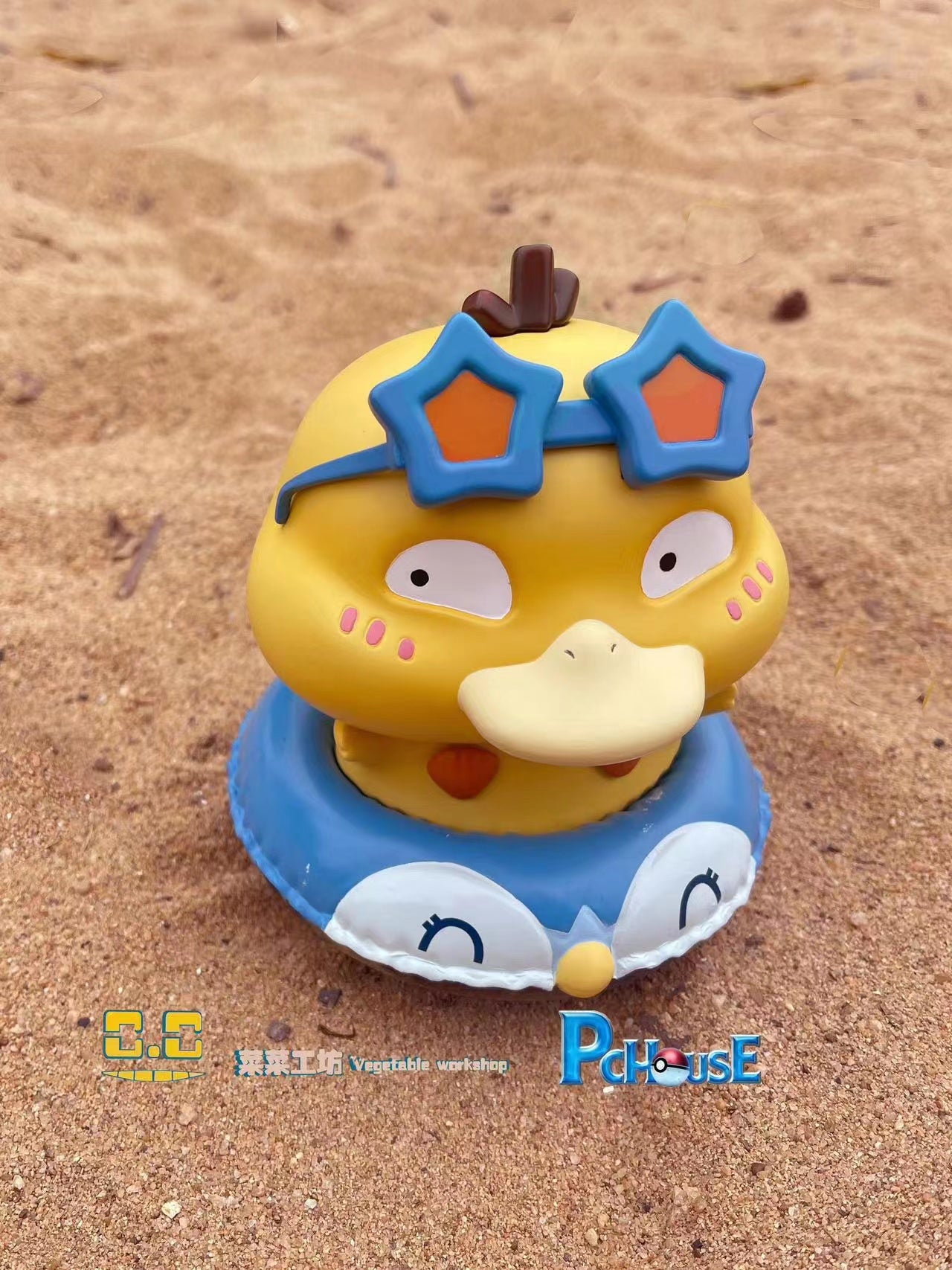 【Pre-sale】Swimming Ring Pokemon Series 001 Swimming Ring Psyduck-Pokemon-Vegetable workshop