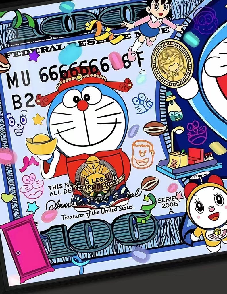 【In stock】Decorative Painting of Doraemon-Billion Birds Studio