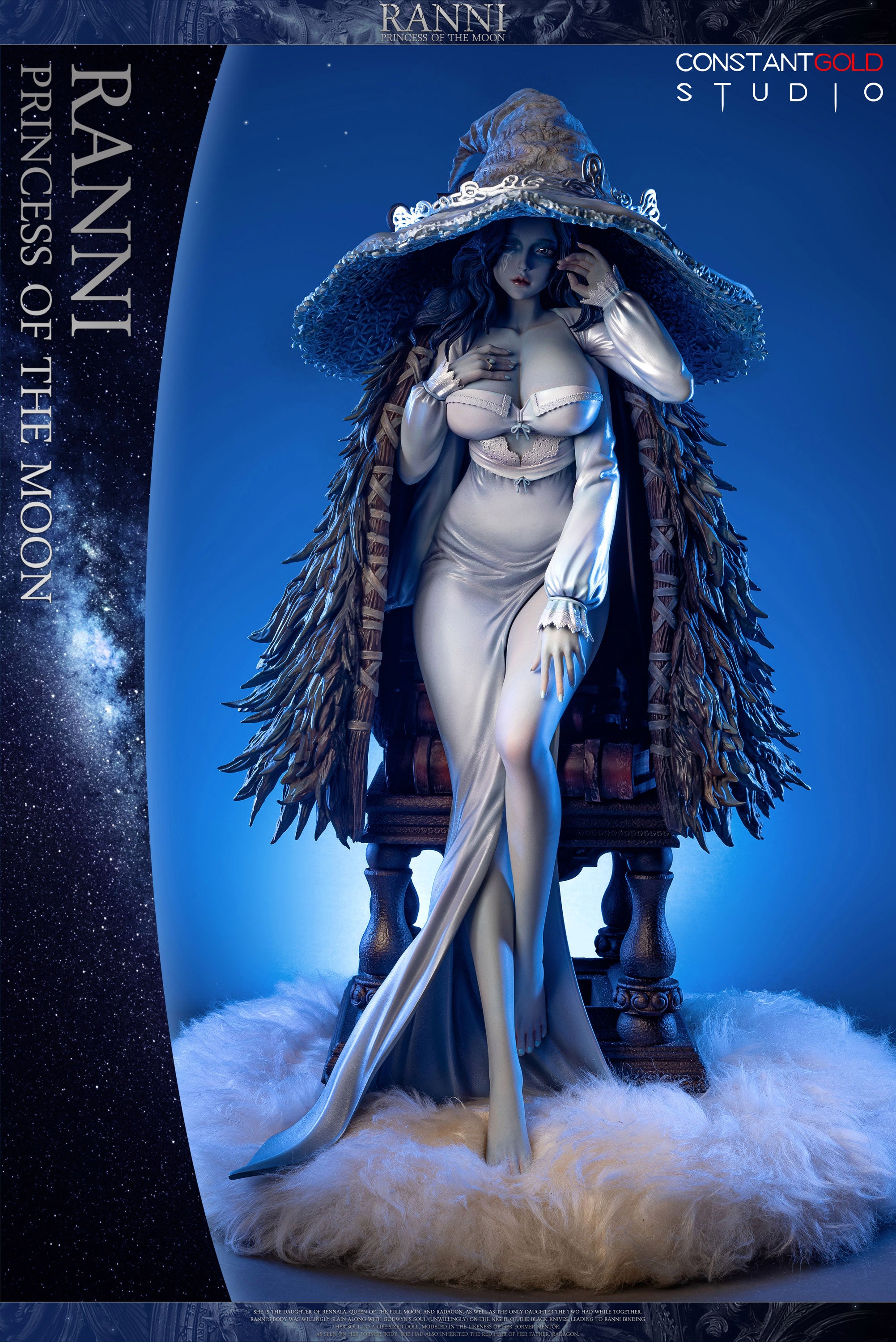 【Sold out】1/4 Scale Lunar Princess Ranni with LED-ER Other Series-Constant Gold Studio