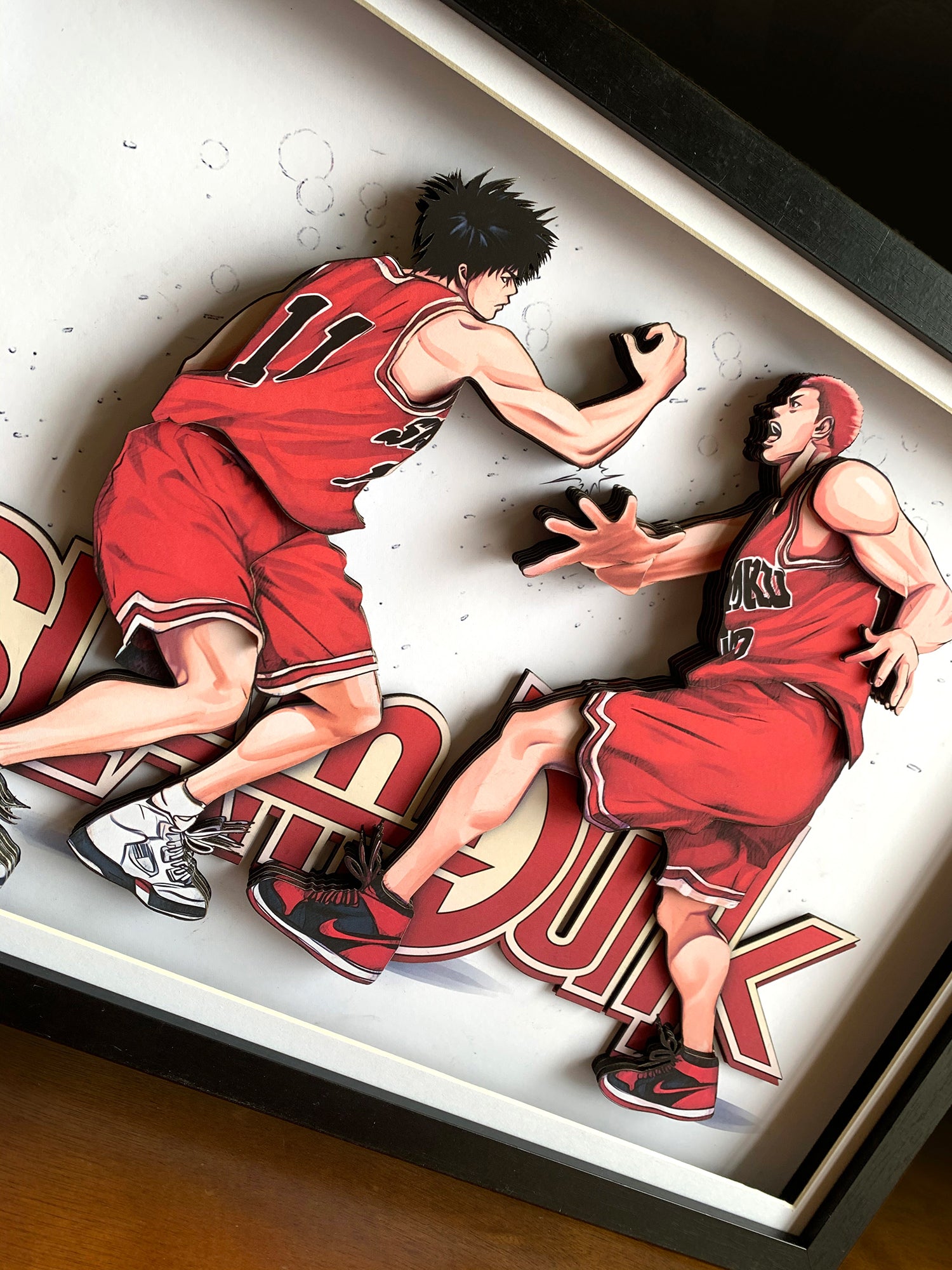 【In stock】Decorative Painting of Rukawa Kaede & Sakuragi Hanamichi-Slam Dunk-Mystical Art Studio