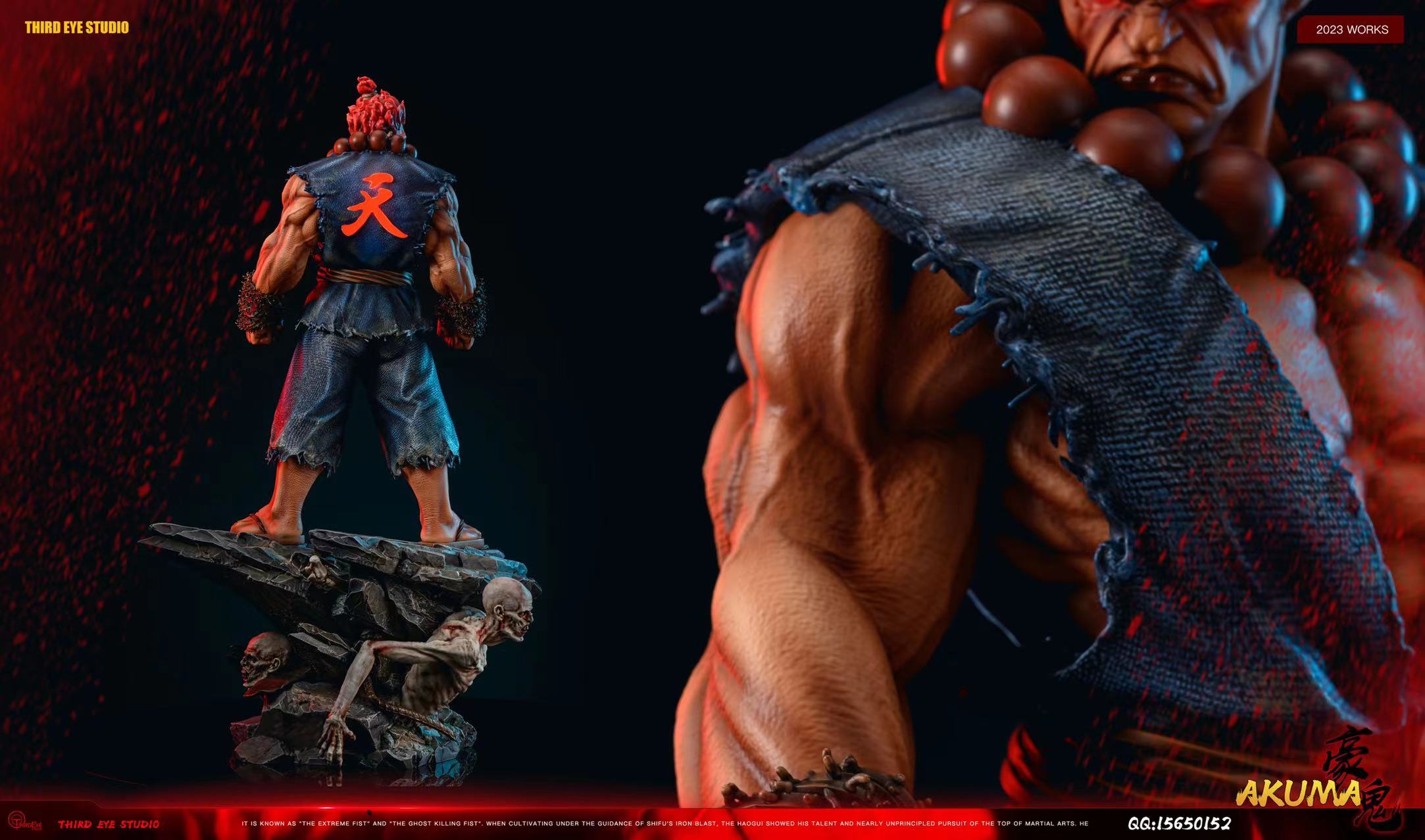 【Pre-sale】1/4 Scale Akuma-Street Fighter-Third Eye Studio
