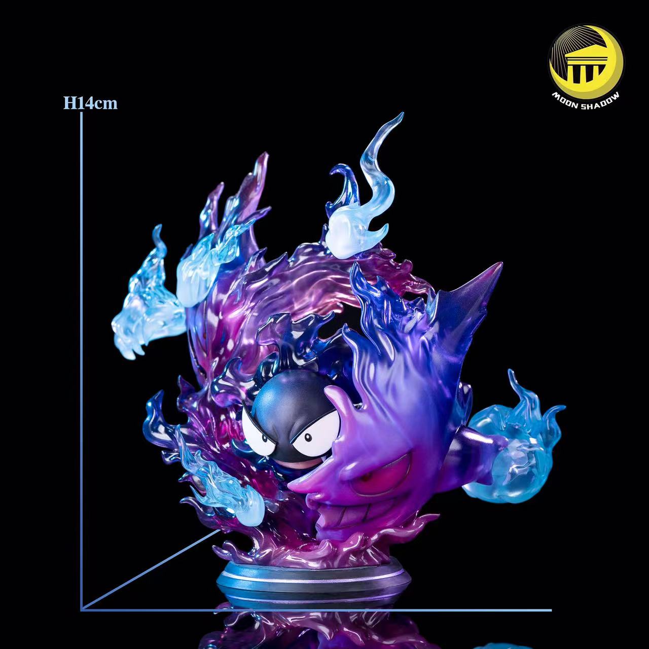 【In stock】Evolution Series Gastly evolute to Gengar with LED-Pokemon-Moon Shadow Studio