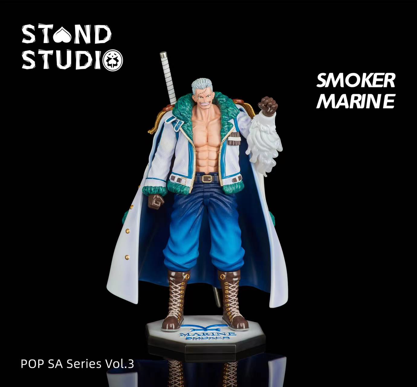 【Pre-sale】POP Scale Vice Admiral Smoker-One piece-STAND Studio