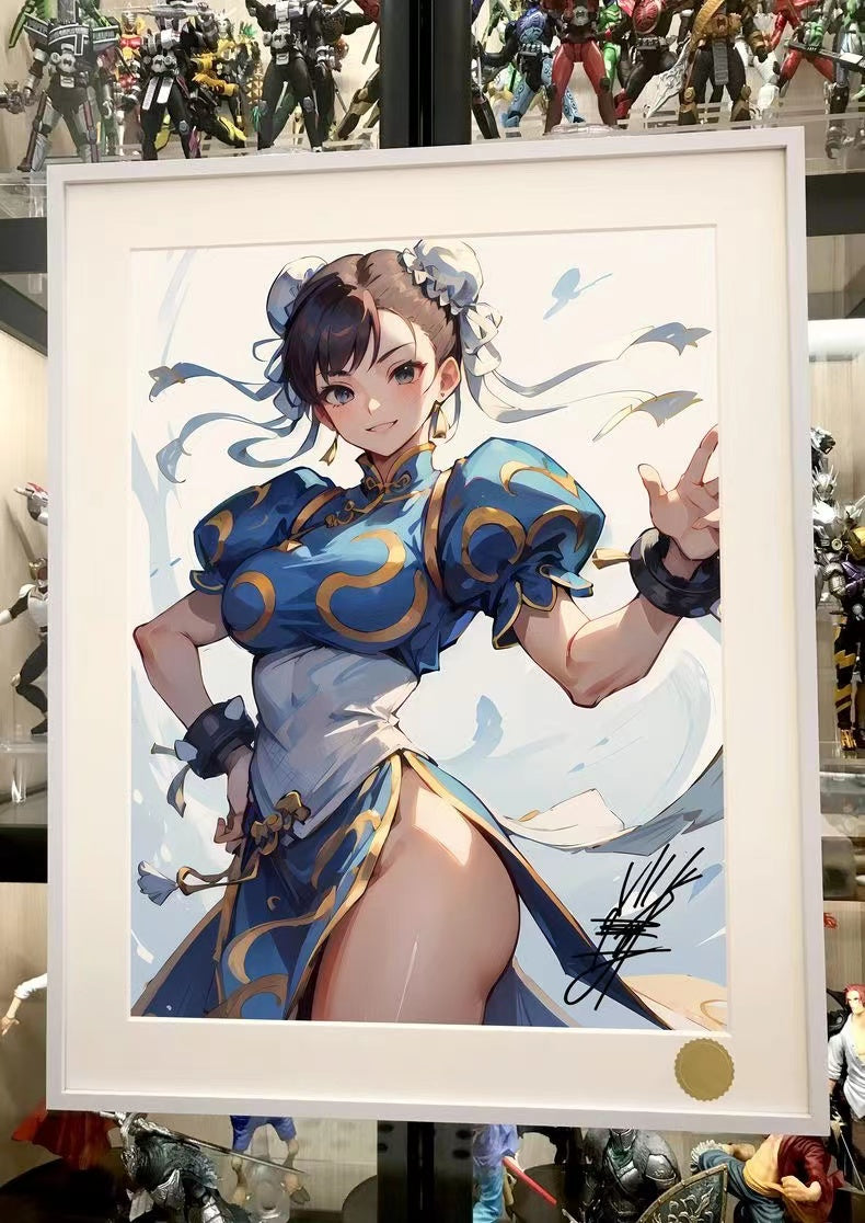 【Pre-sale】Decorative Painting of Chun-Li-Street Fighter-XingKong Studio