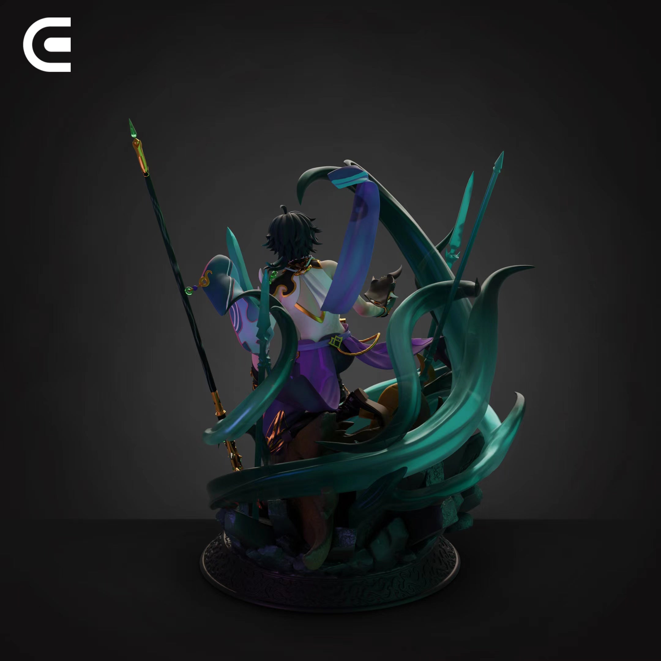 【Pre-sale】1/4 Scale Vigilant Yaksha Xiao-Genshin Impact-Clio Studio