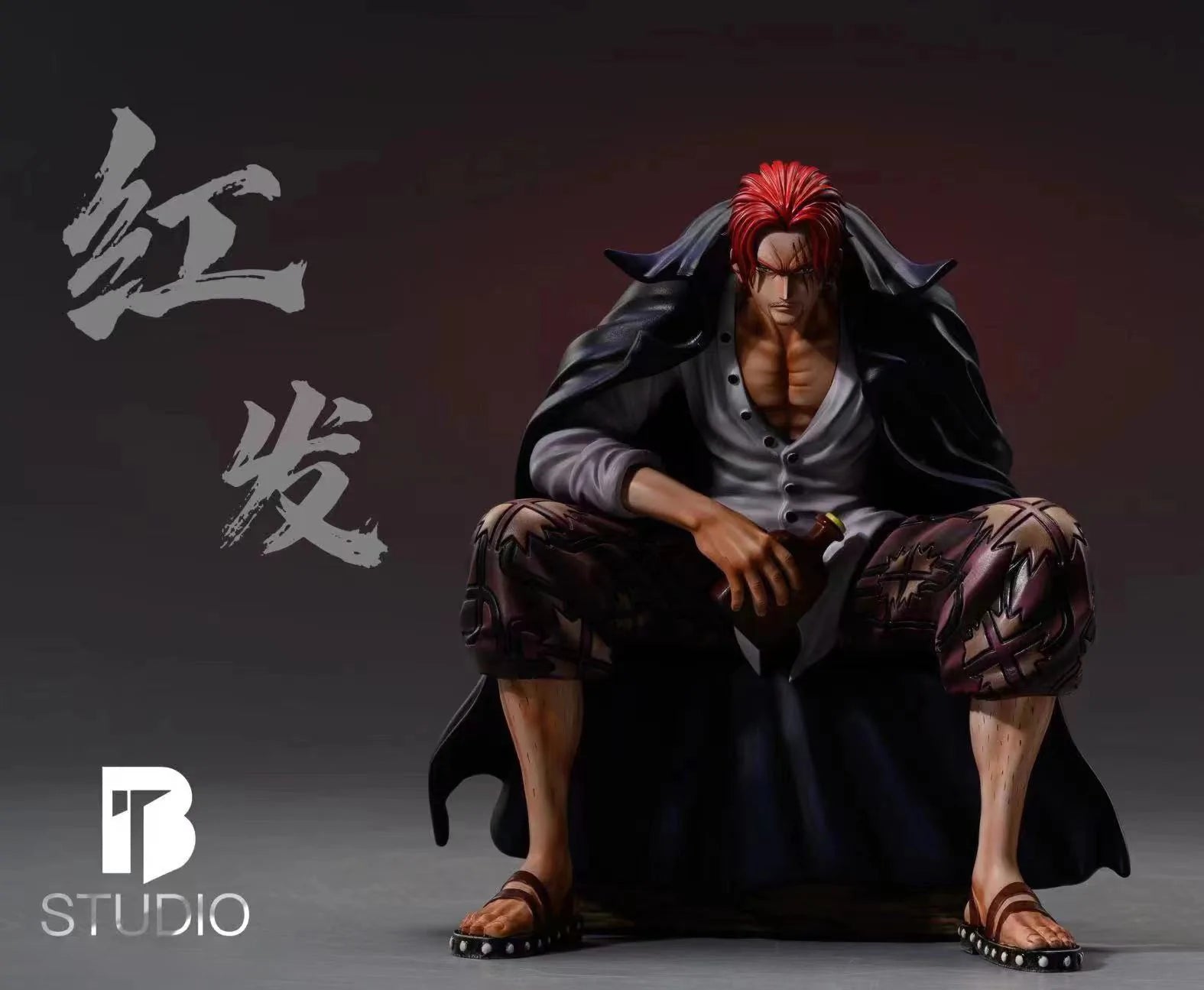 【In stock】Pop Scale Sitting Red-Haired Shanks-One piece-BT Studio