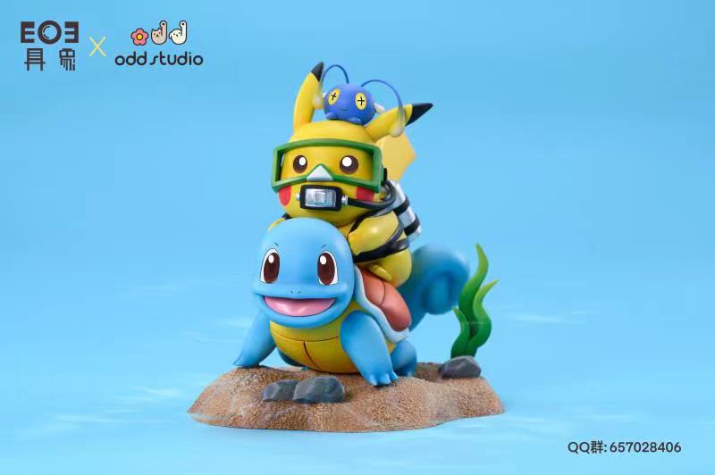 【Pre-sale】Squirtle, Lantern Fish & Dive Pikachu-Pokemon-JuXiang Studio