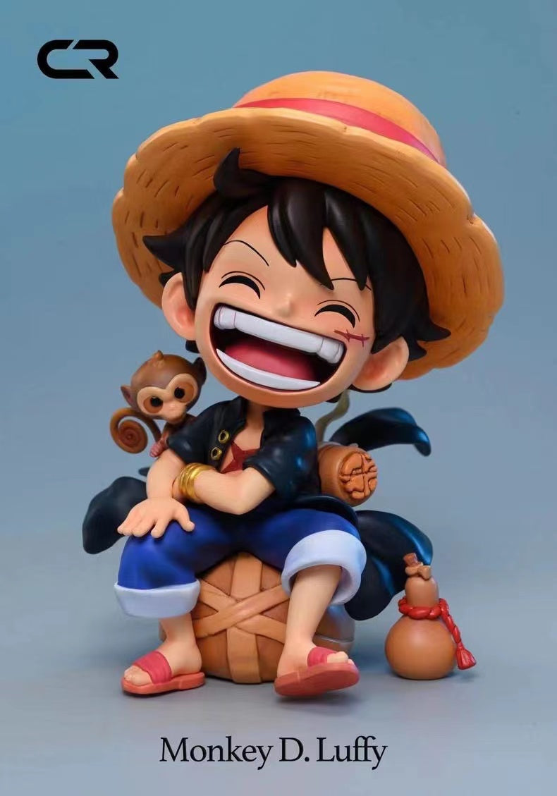 【Pre-sale】Sitting Q Version Luffy-One Piece-CR Studio
