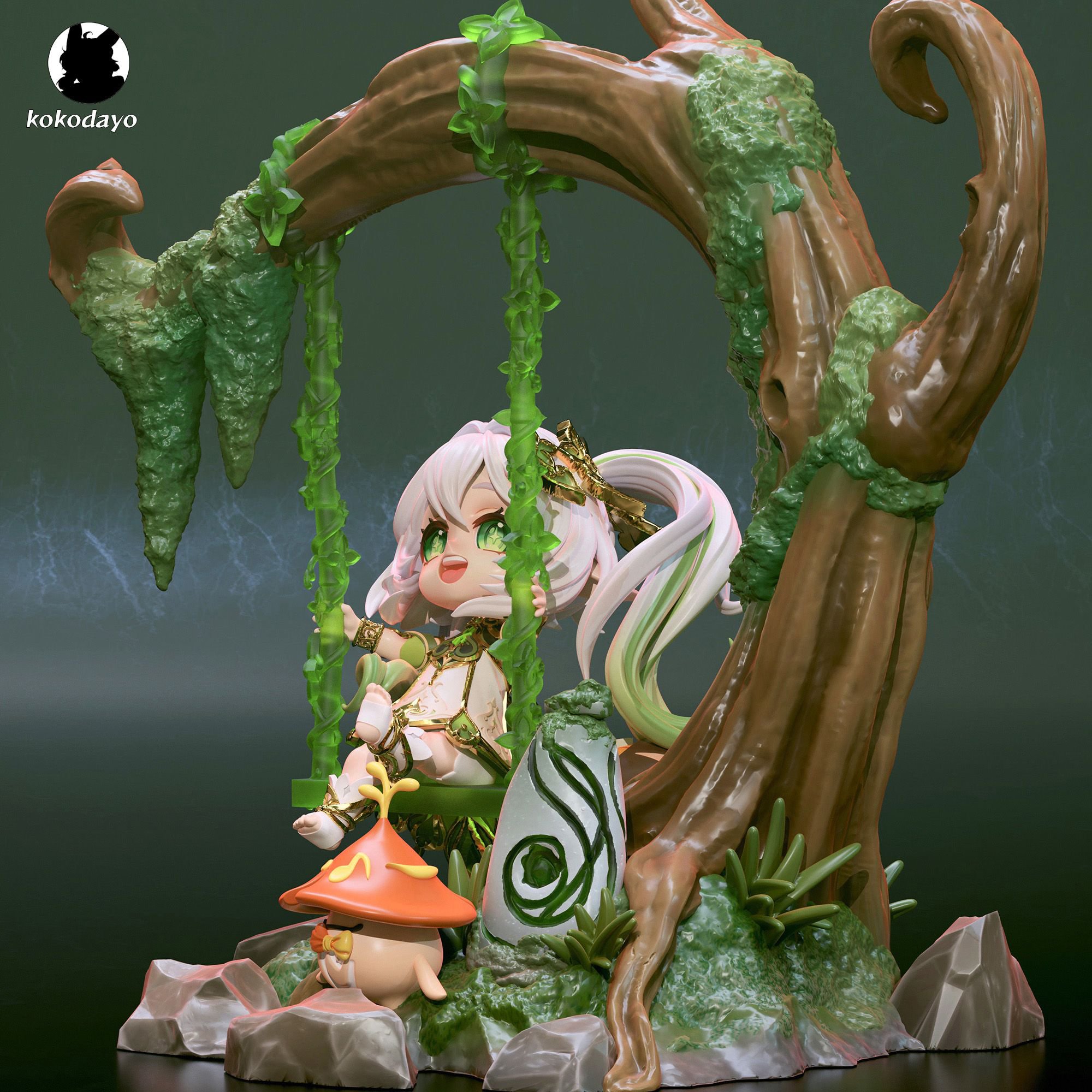 【Pre-sale】Nahida on the Cradle-Genshin Impact-koko dayo Studio