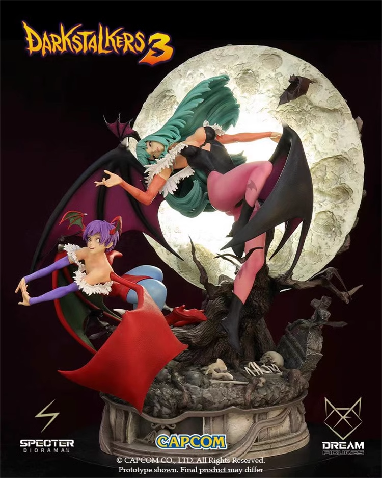 【In stock】1/6 Scale Lilith & Morrigan-Dark Stalkers-Dream Figures Studio