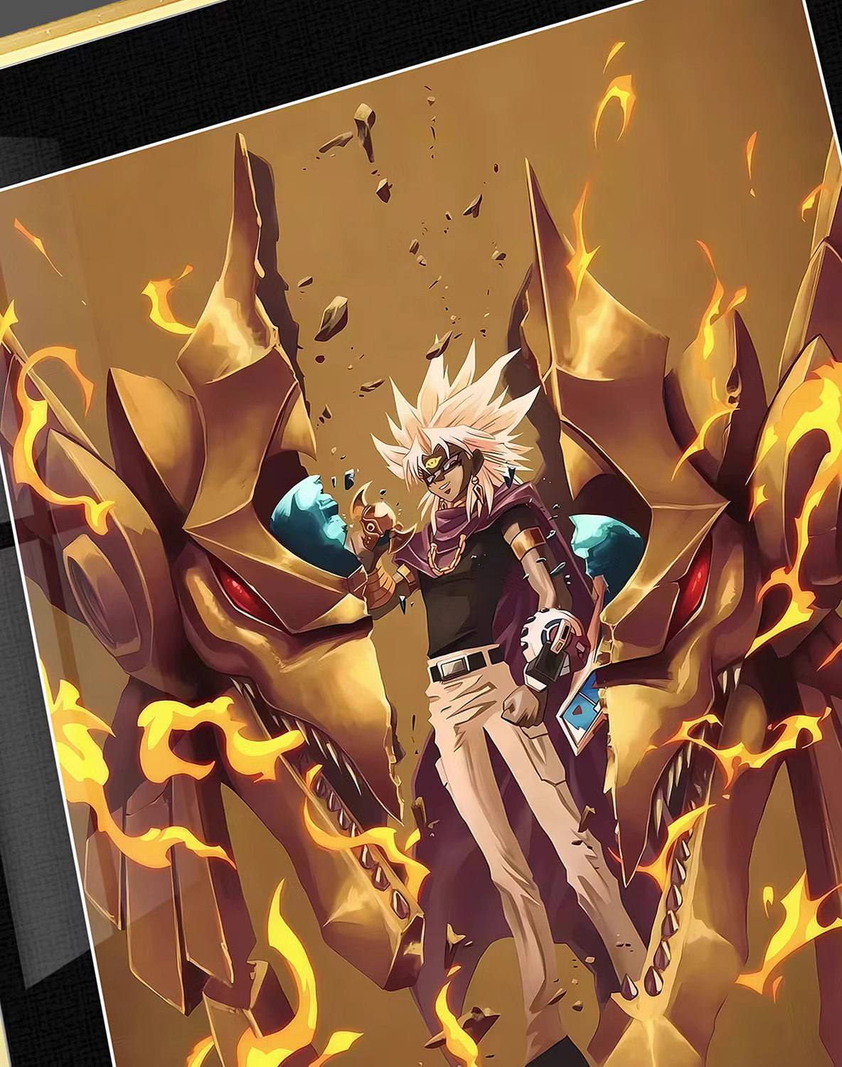 【In stock】Decorative Painting of Atem, Seto Kaiba & Marik Ishtar-Yu-Gi-Oh!-Billion Birds Studio