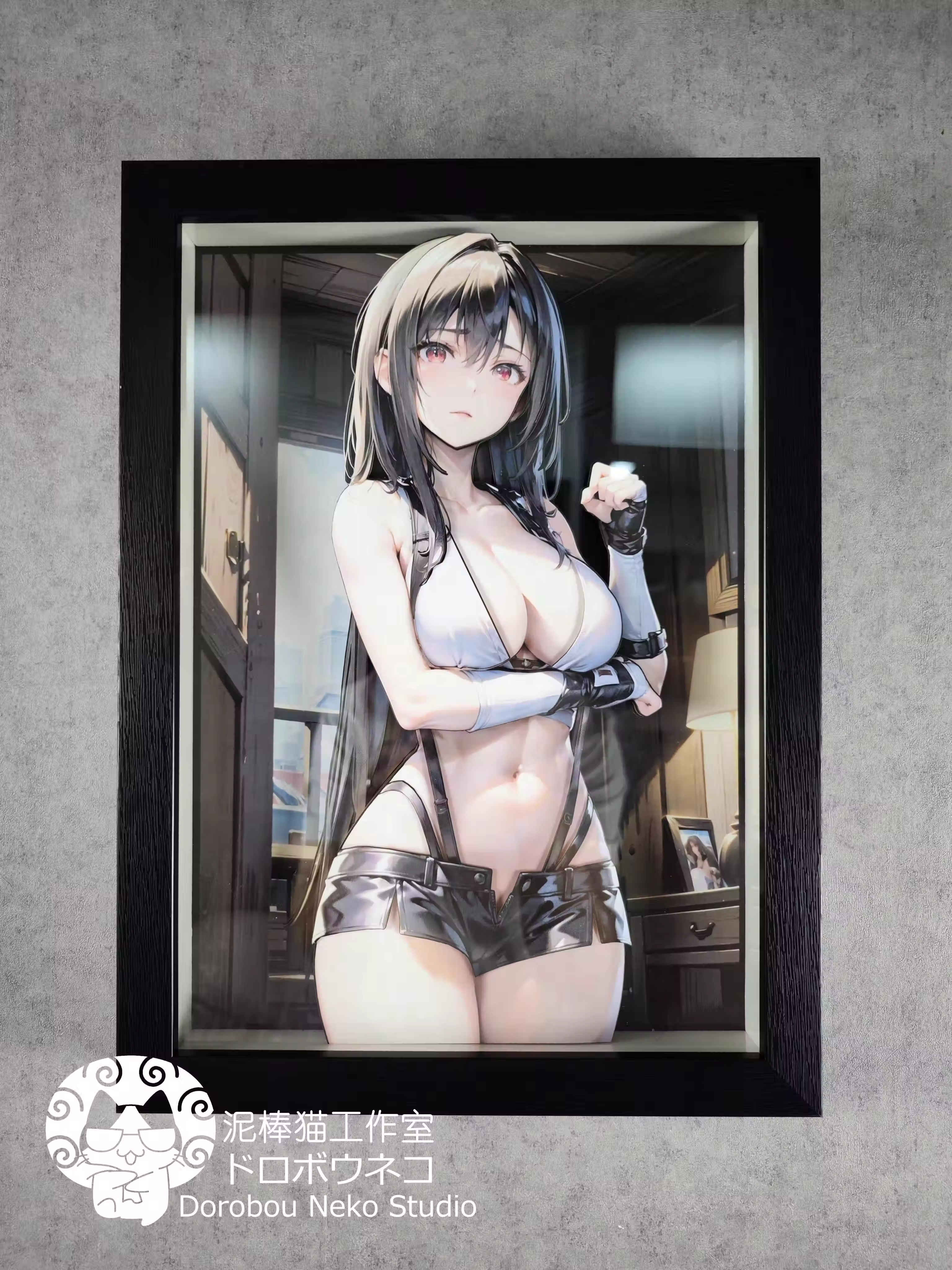 【In stock】DSMG-031 Decorative Painting of Tifa Lockhart-Final Fantasy-Dorobou Neko Studio