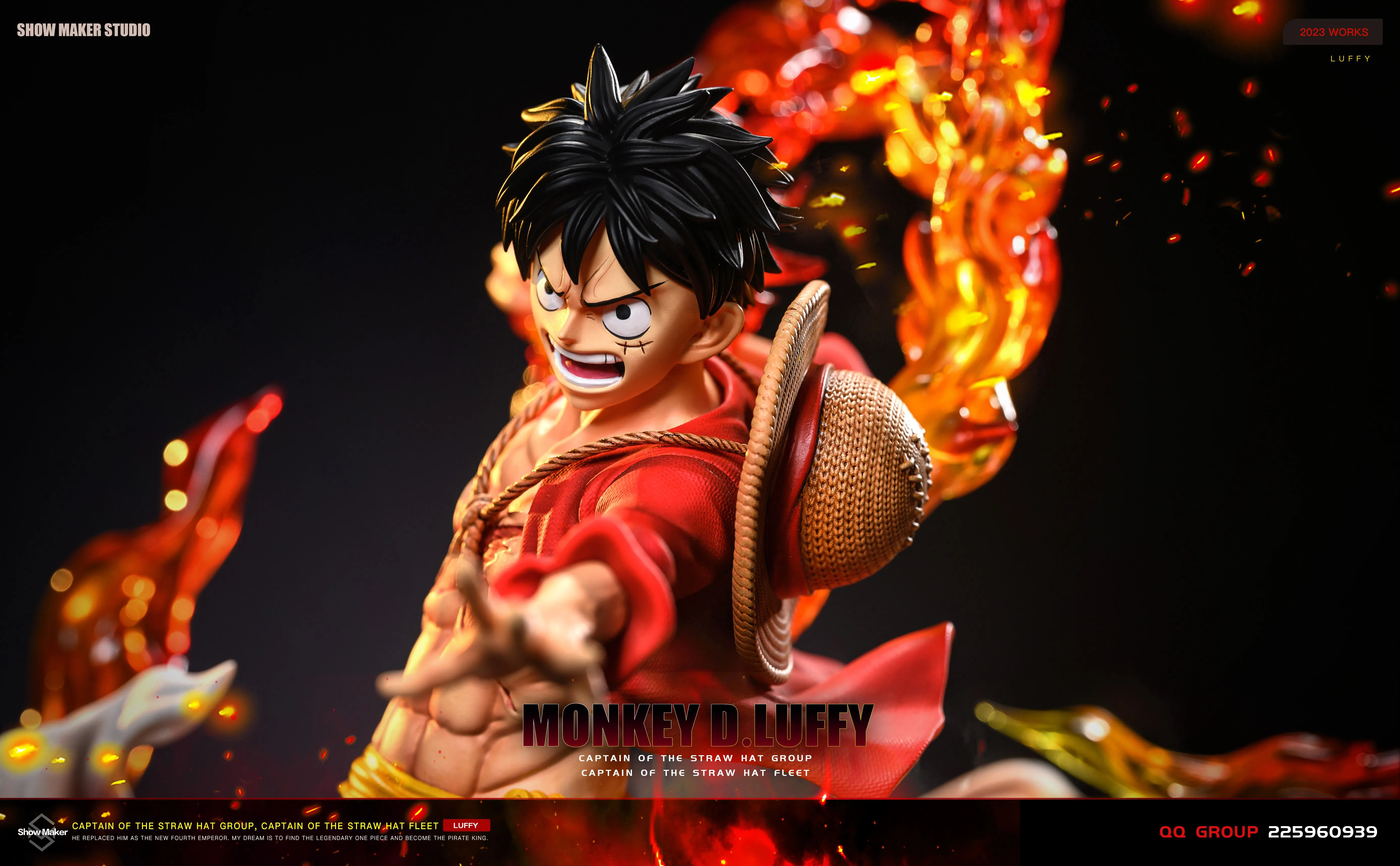 【Sold out】1/6 Scale Fire Fist Luffy-One piece-ShowMaker Studio