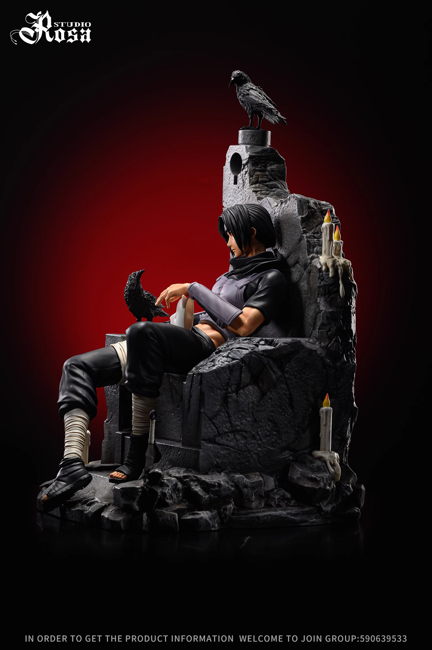 【Pre-sale】1/4 Scale Uchiha Itachi & Hatake Kakashi-Rosa Studio