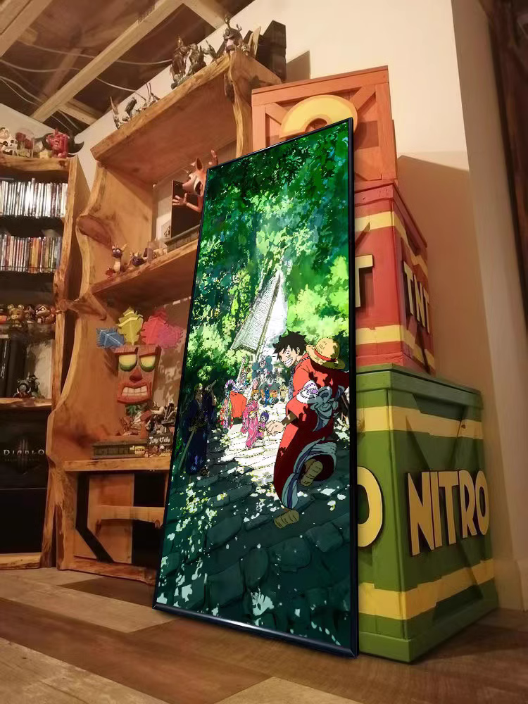 【In stock】Decorative Painting of Luffy, Zoro, Nami & Shanks-One piece-Billion Birds Studio