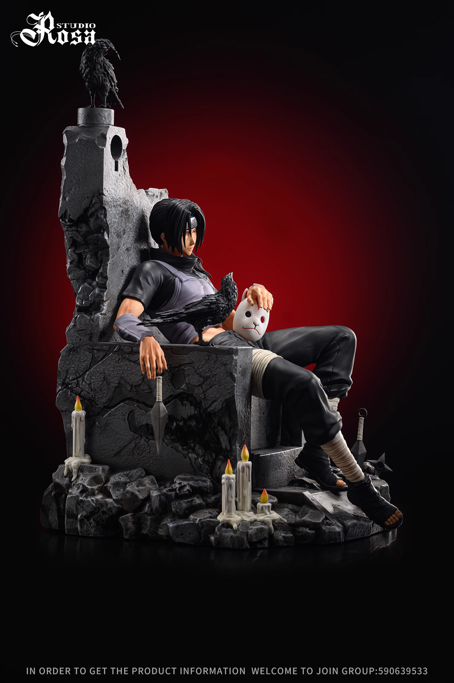 【Pre-sale】1/4 Scale Uchiha Itachi & Hatake Kakashi-Rosa Studio