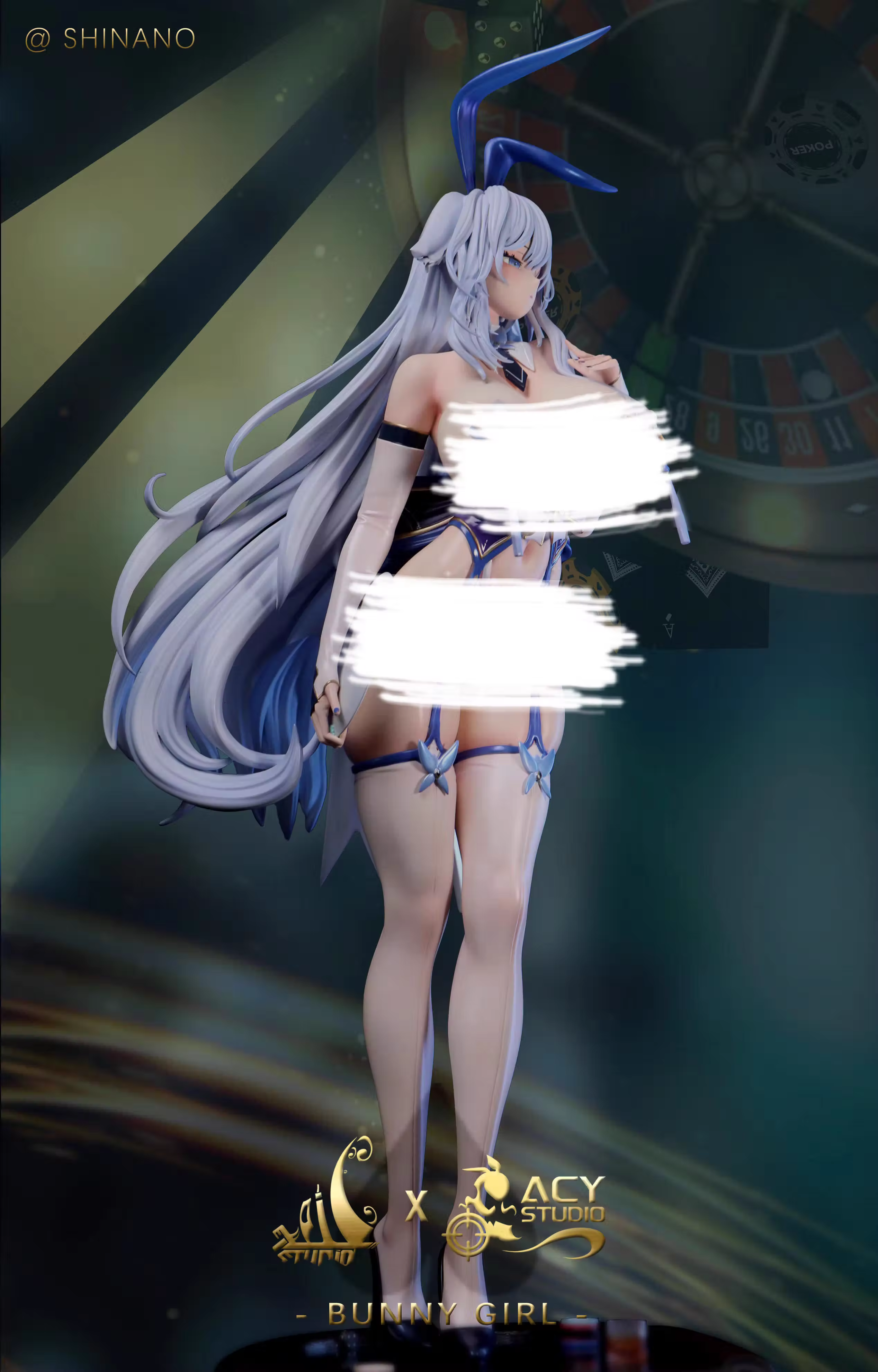 【Sold out】1/4 Scale Bunny Girl Musashi & Shinano-AzureLane-Xpic & Acy Studios