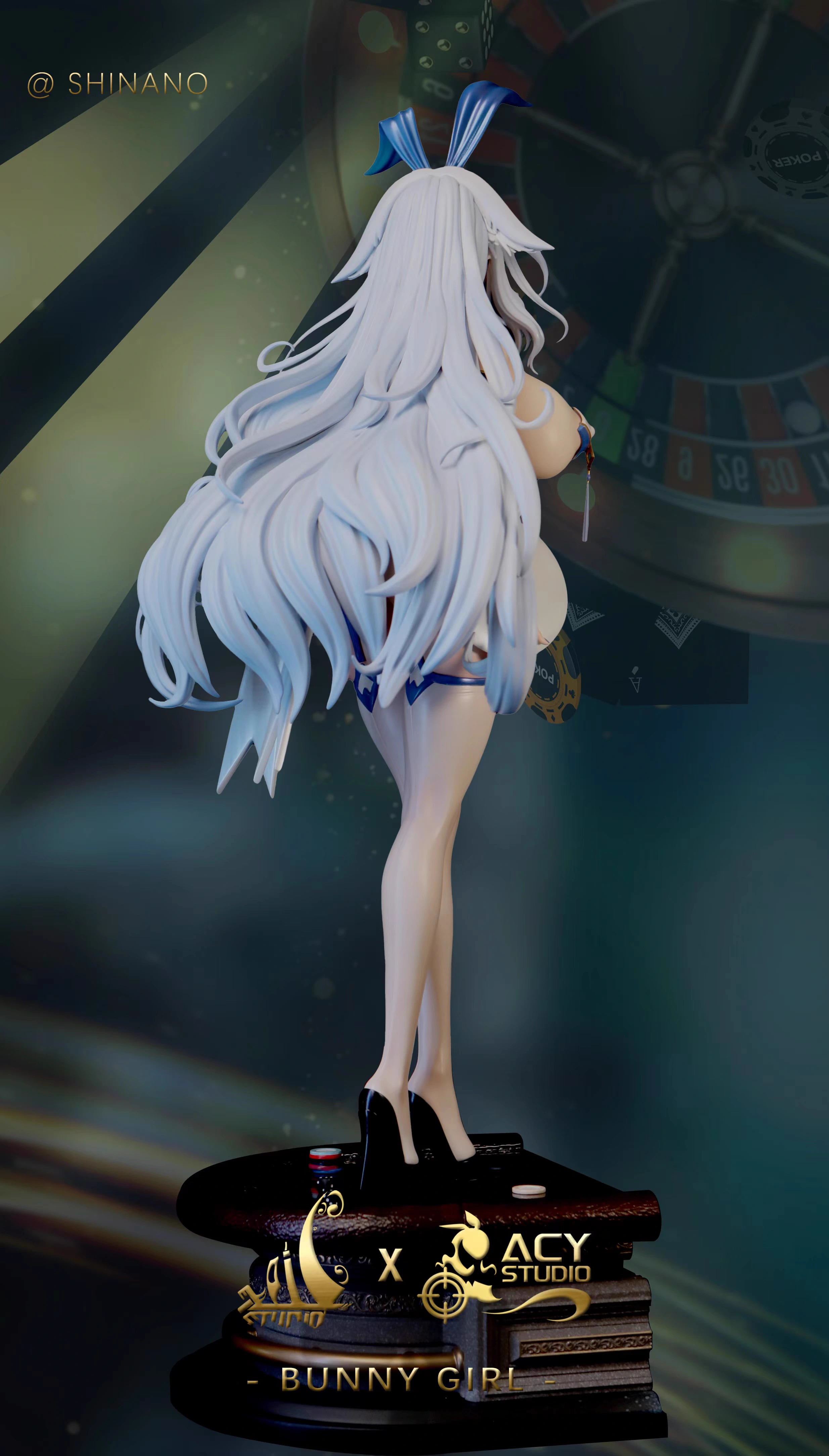 【Sold out】1/4 Scale Bunny Girl Musashi & Shinano-AzureLane-Xpic & Acy Studios