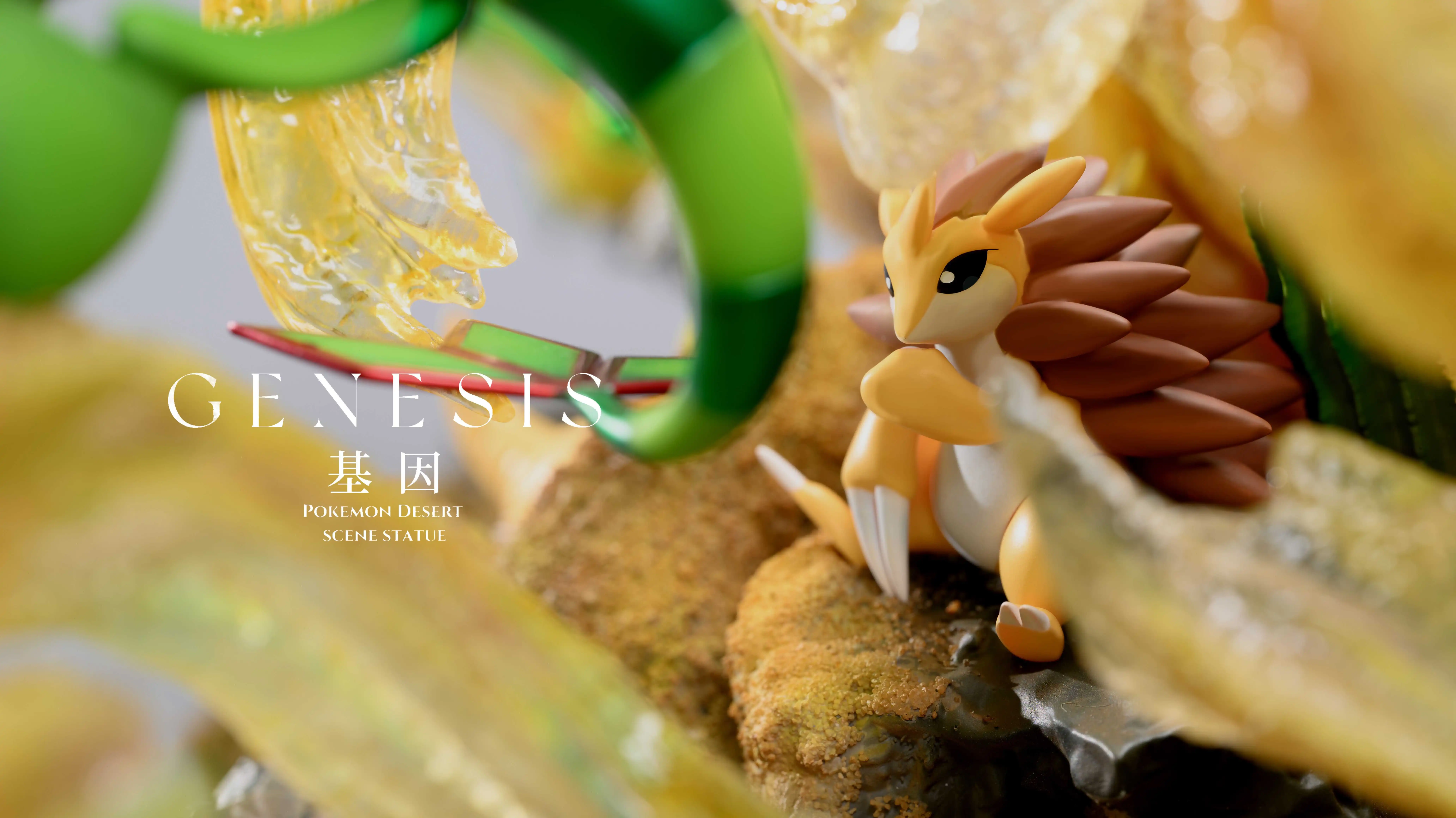 【Pre-sale】Group A Standard Beach Scene Tyranitar & Alakazam-Pokemon-Genesis Studio