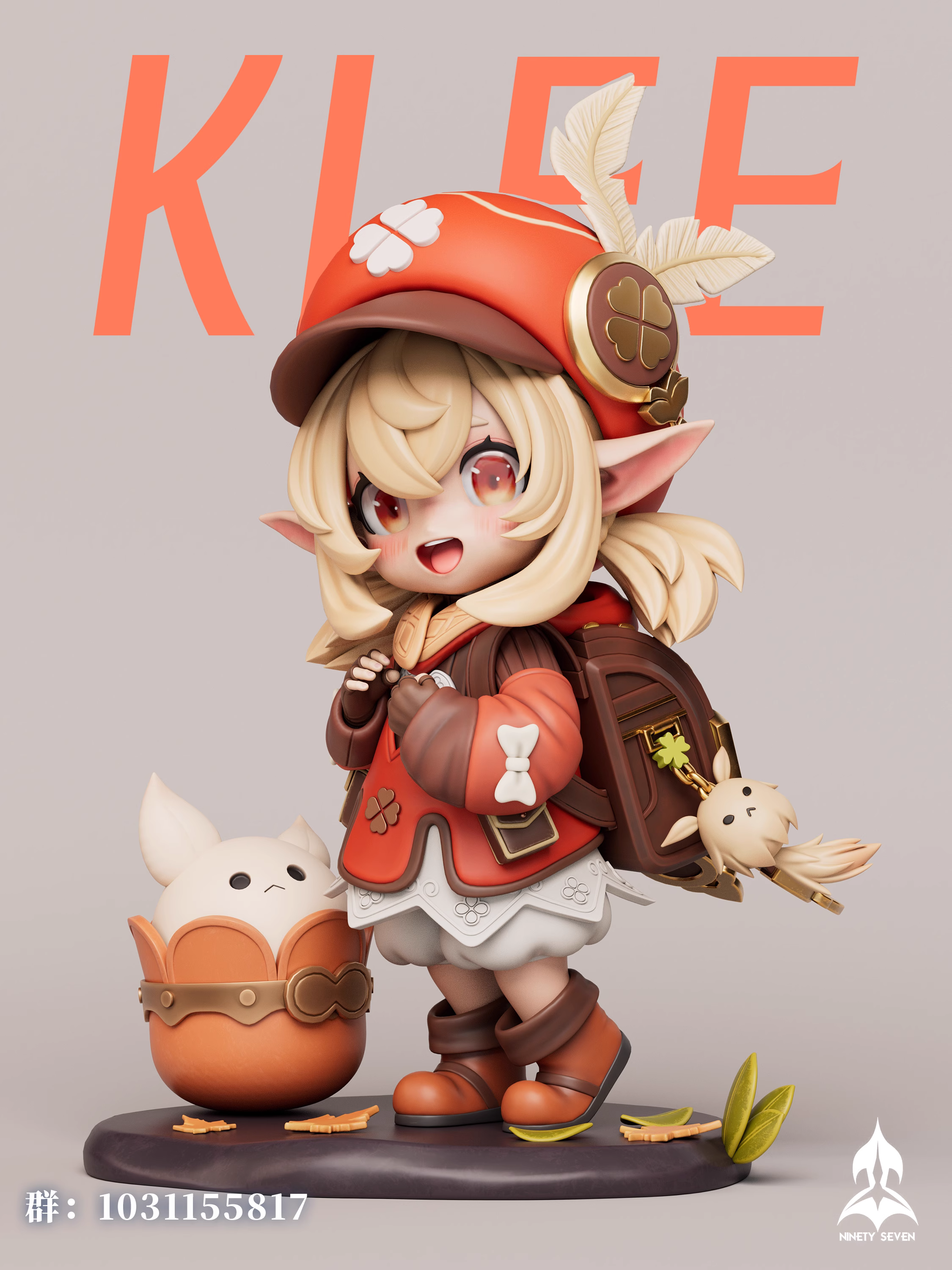【Pre-sale】Q Version KLEE-Genshin Impact-NINETY SEVEN Studio