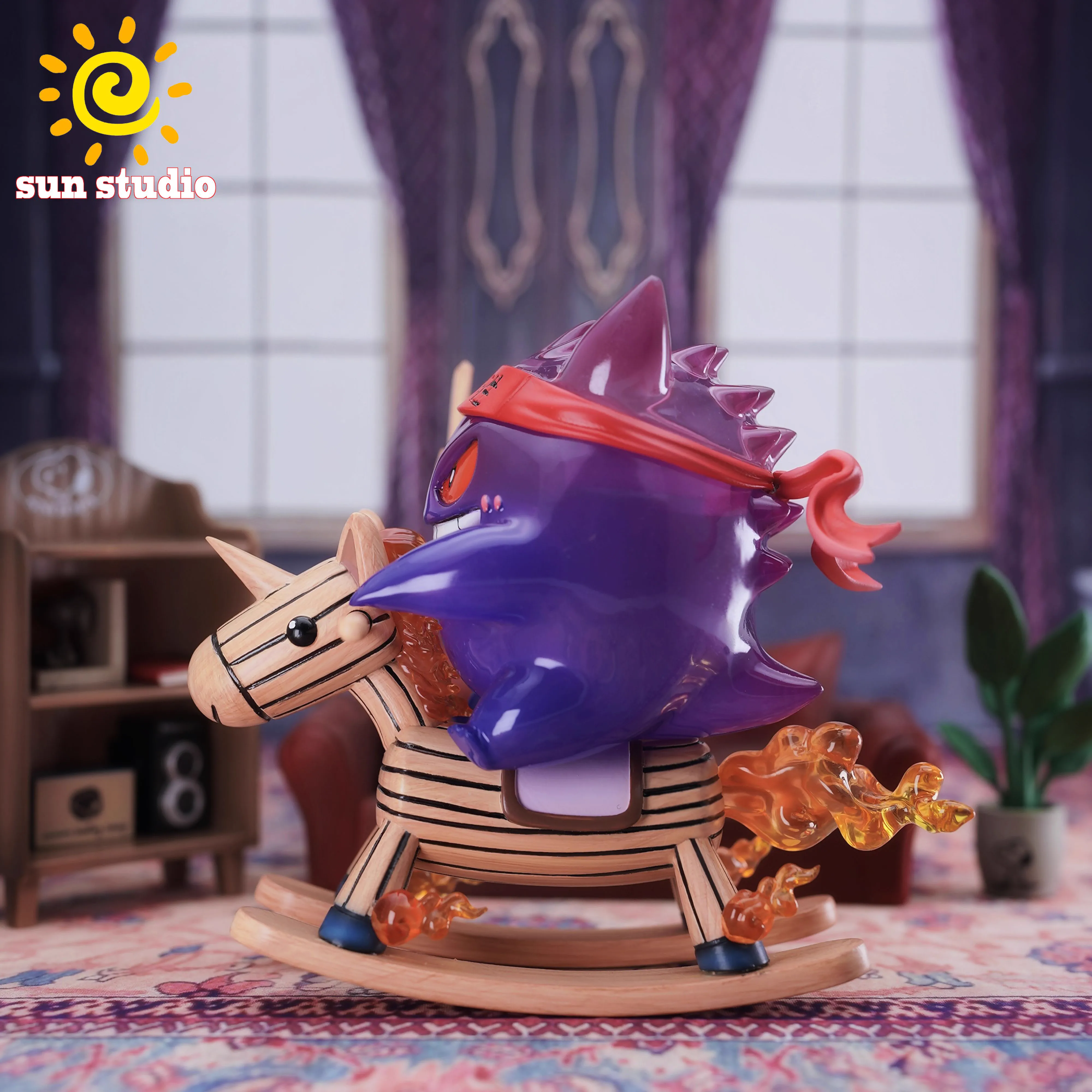 【Pre-sale】Rocking Horse Gengar-Pokemon-SUN Studio