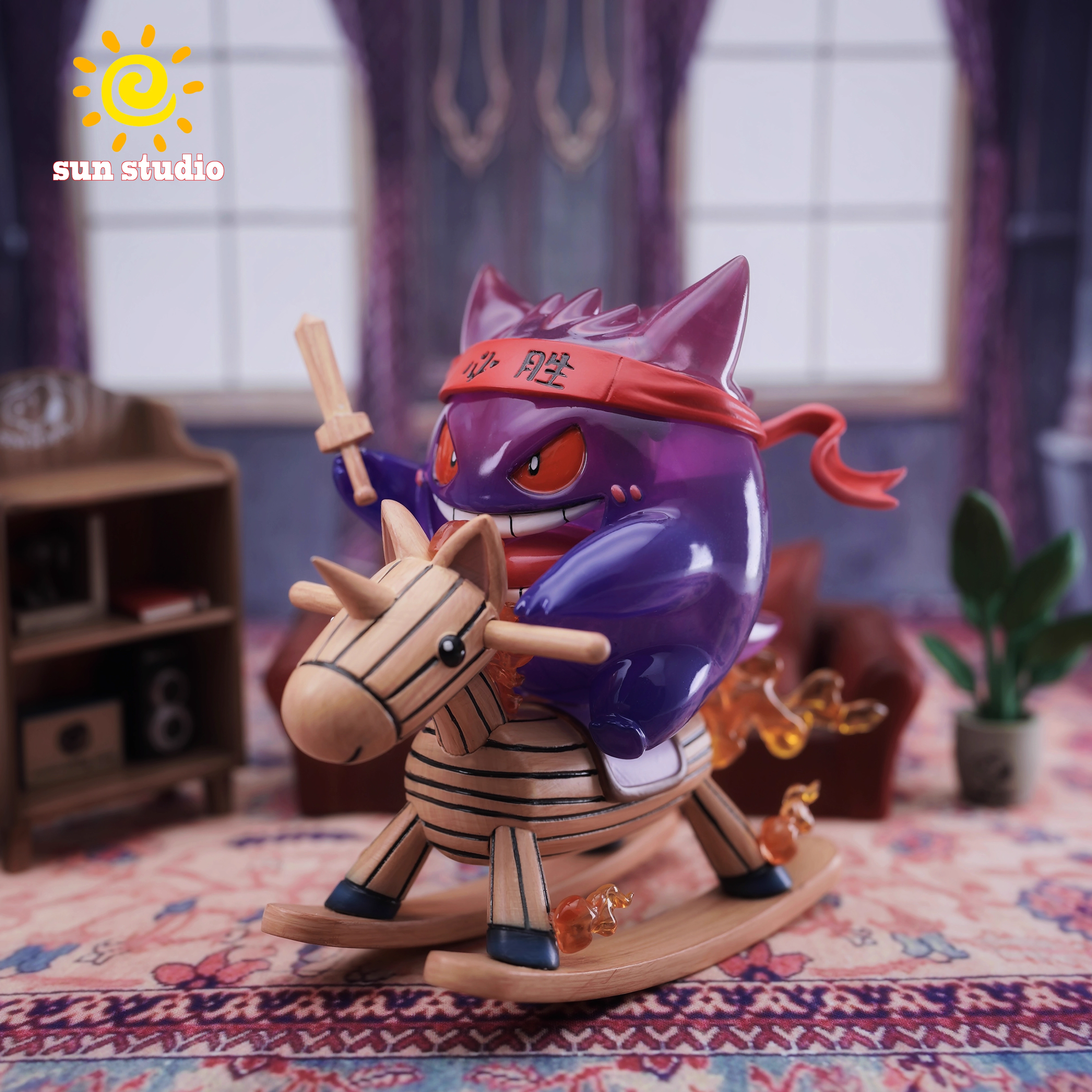 【Pre-sale】Rocking Horse Gengar-Pokemon-SUN Studio