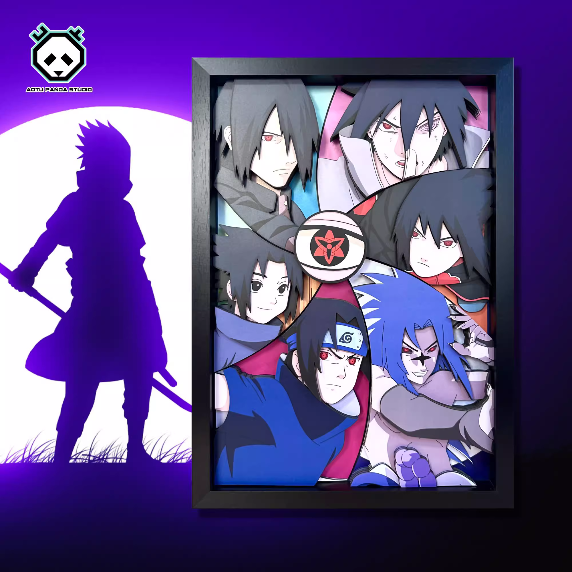 【In stock】Decorative Painting of Uchiha Sasuke-Aotu Panda