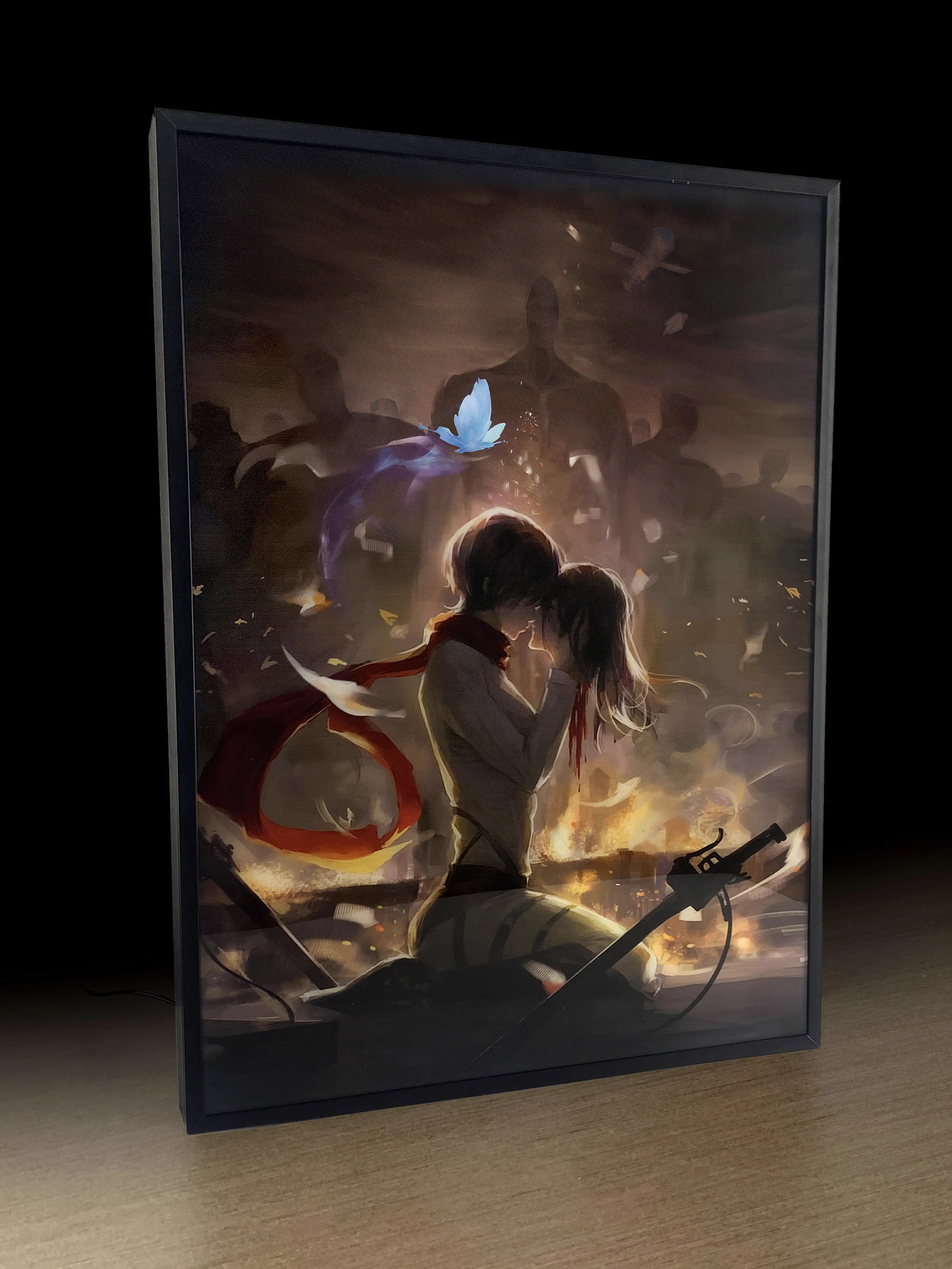【In stock】Decorative Painting of Final Kiss-Attack on Titan-MOMO Studio