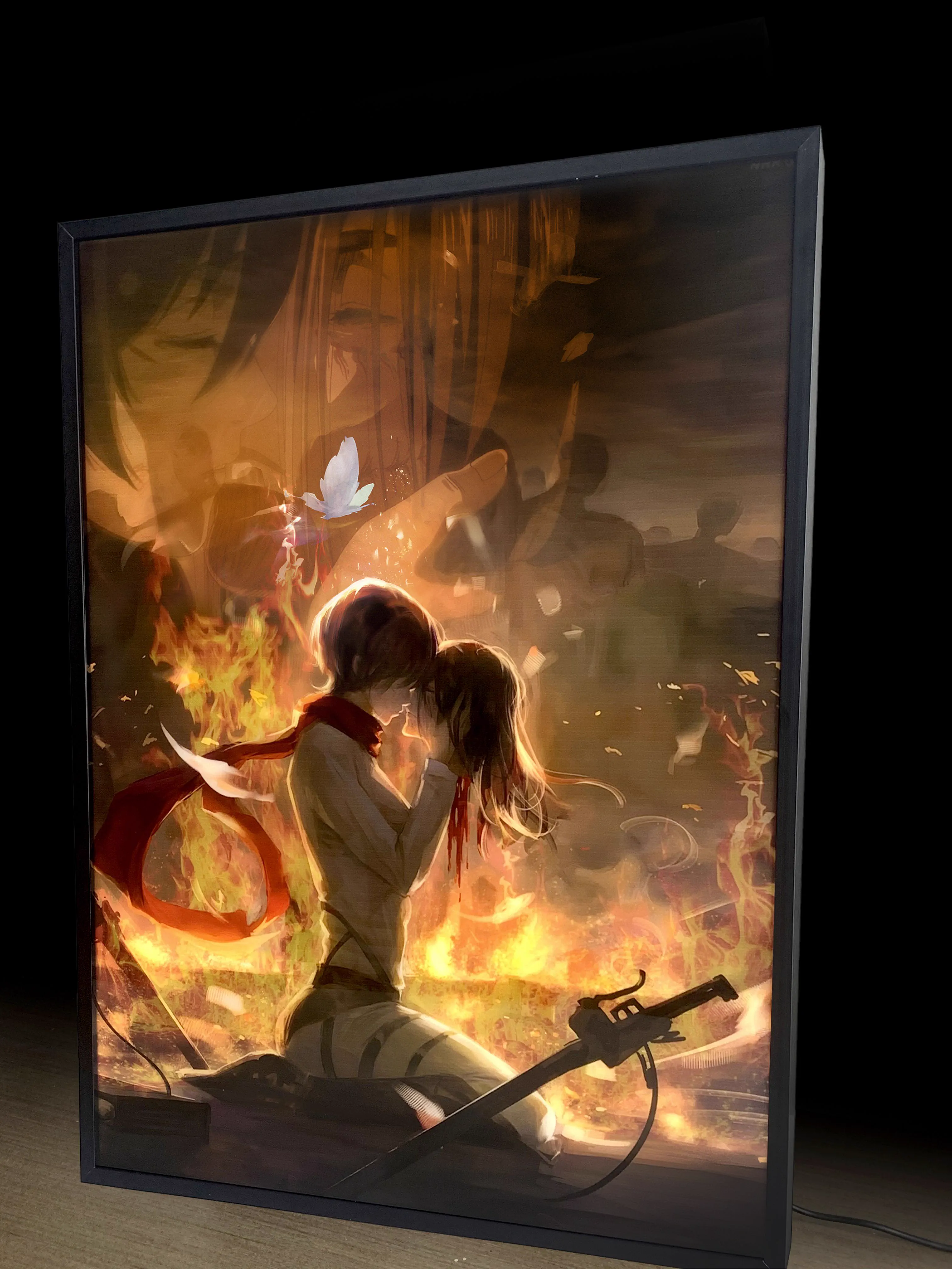 【In stock】Decorative Painting of Final Kiss-Attack on Titan-MOMO Studio