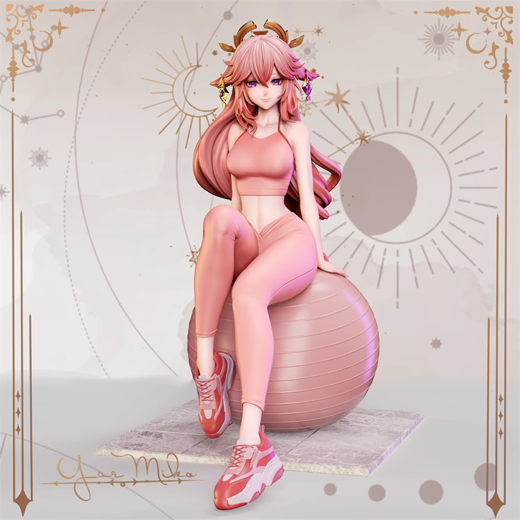 无【Last-Piece】1/7 Scale Yoga Yae Miko-Genshin Impact-MilkMilk Studio