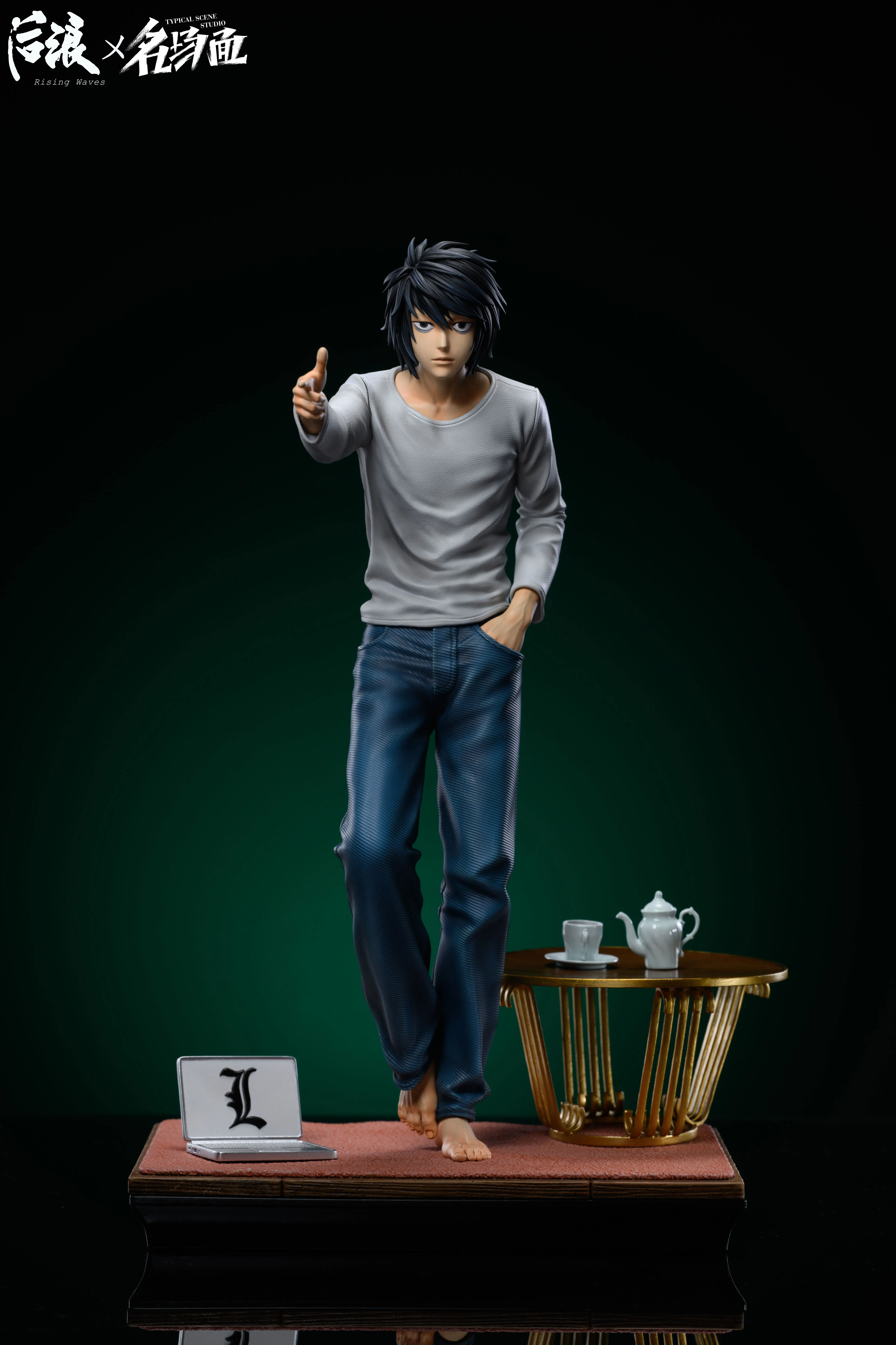 【Pre-sale Closed】1/6 Scale L·Lawliet-Death Note-Rising Waves Studio x Typical Scene Studio