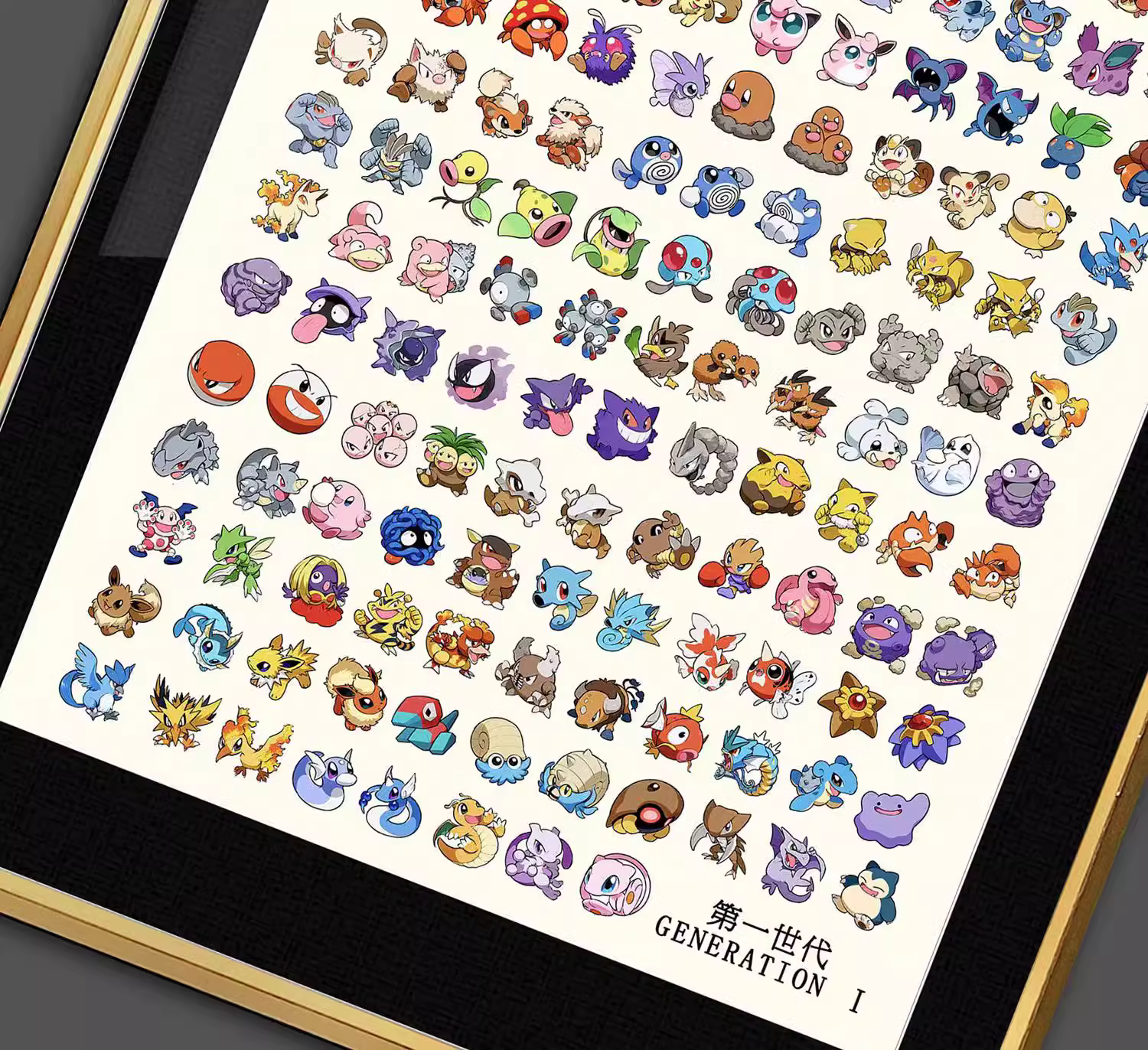 【In stock】Decorative Painting of Generation 1 of Pokemon-Billion Birds Studio