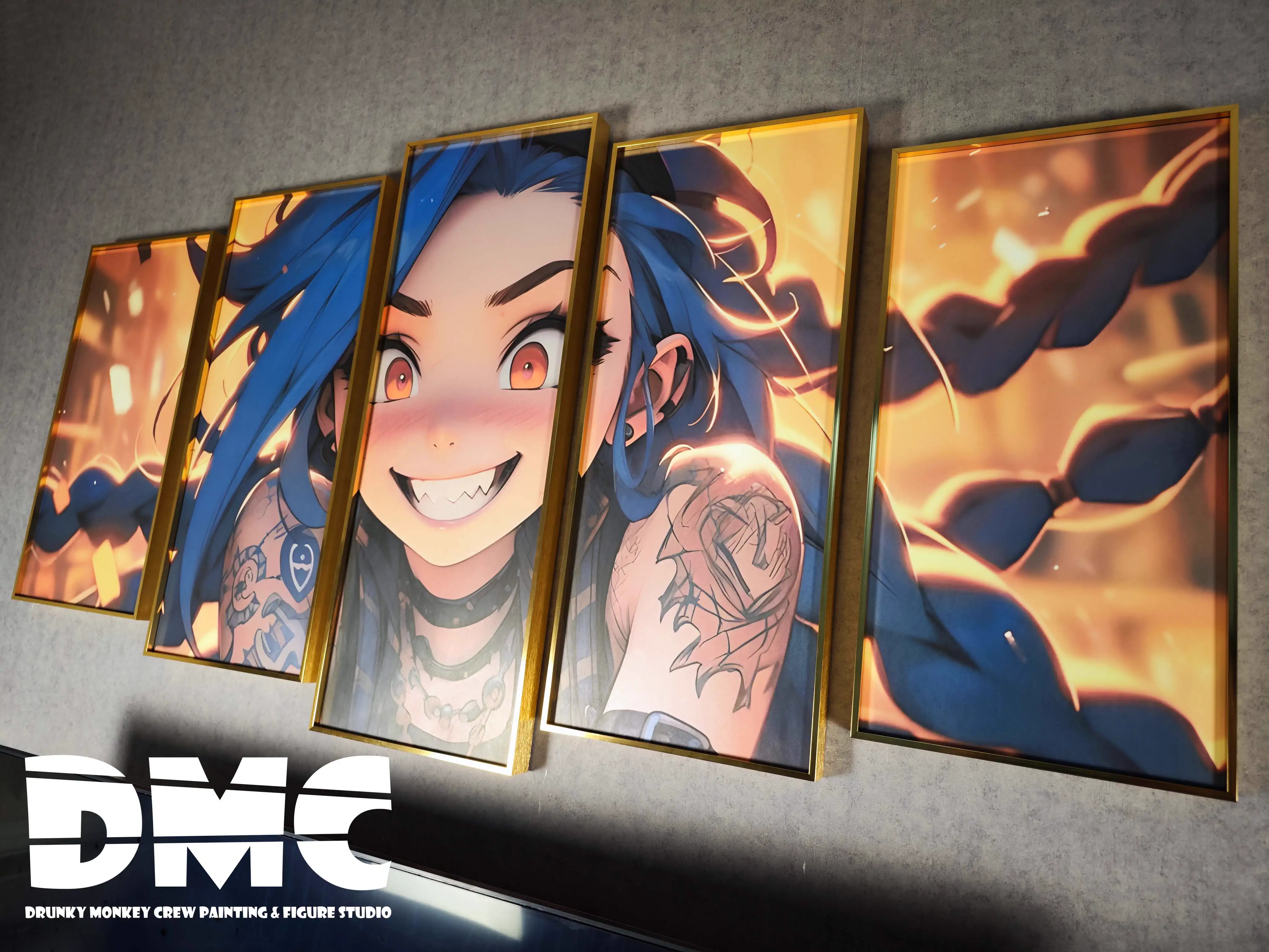 【In stock】DMSP-002 Decorative Paint of Jinx-League of Legends-Drunky Monkey Crew Studio