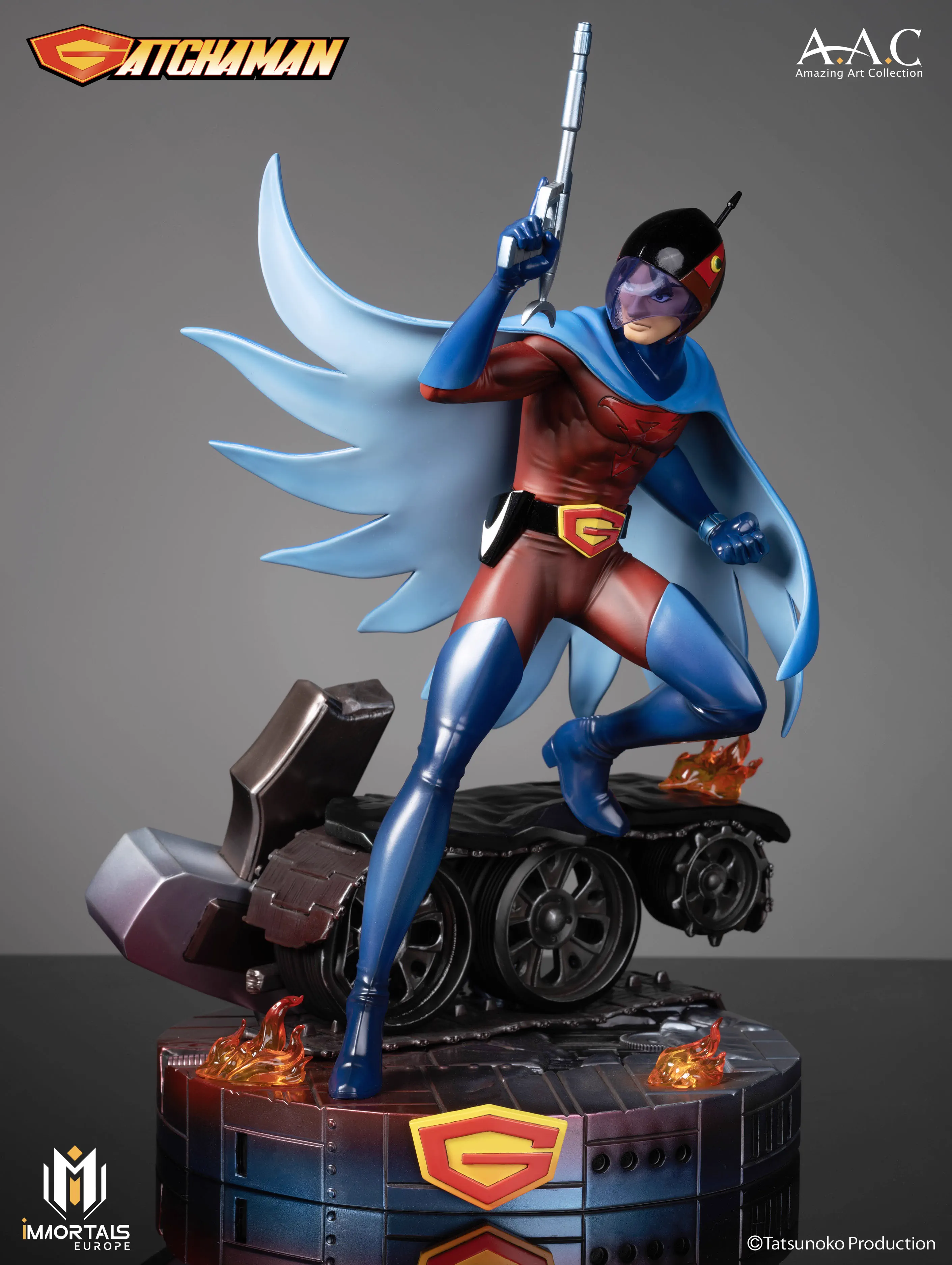 【Pre-sale】1/7 Scale A.A.C Series Blue Cloak Joe-Kagaku Ninja-Tai Gatchaman-IMMORTALS EUROPE Studio