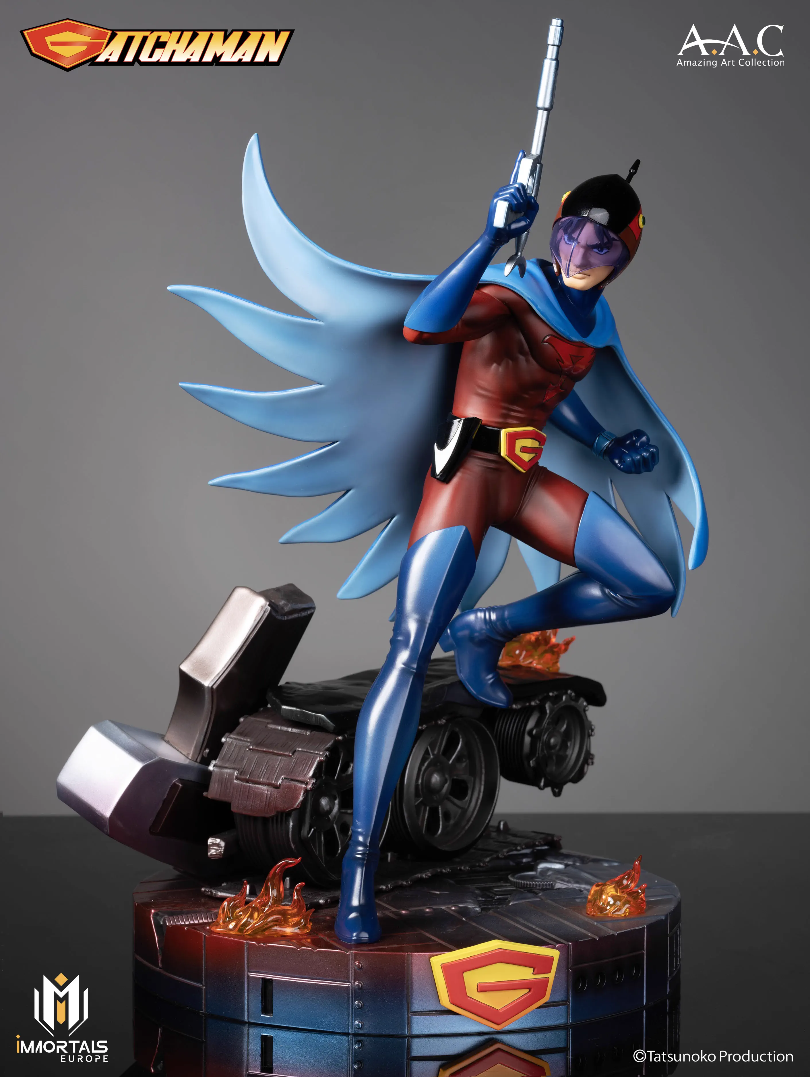 【Pre-sale】1/7 Scale A.A.C Series Blue Cloak Joe-Kagaku Ninja-Tai Gatchaman-IMMORTALS EUROPE Studio