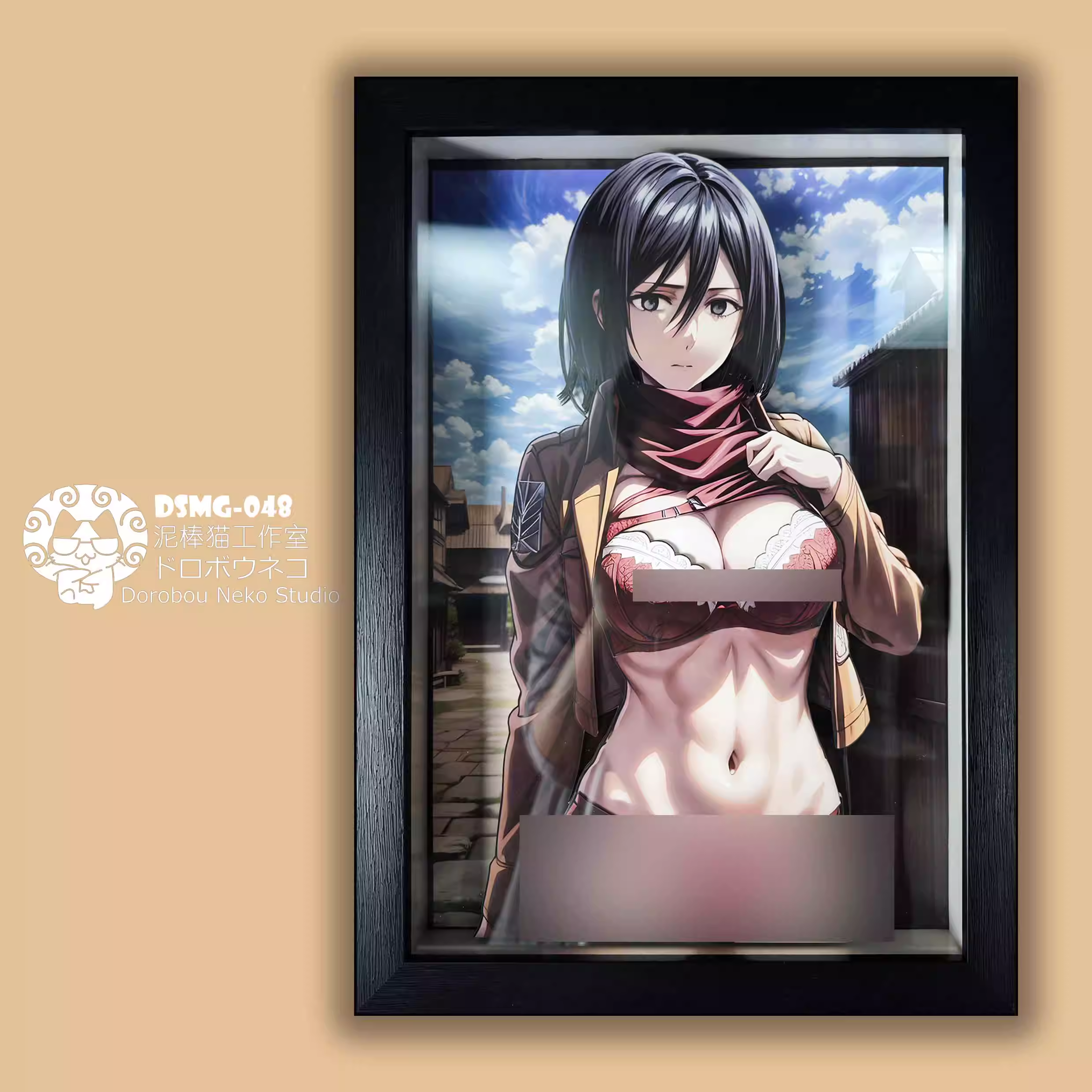 【In stock】DSMG-048 Decorative Painting of Mikasa·Ackerman-Attack on Titan-Dorobou Neko Studio