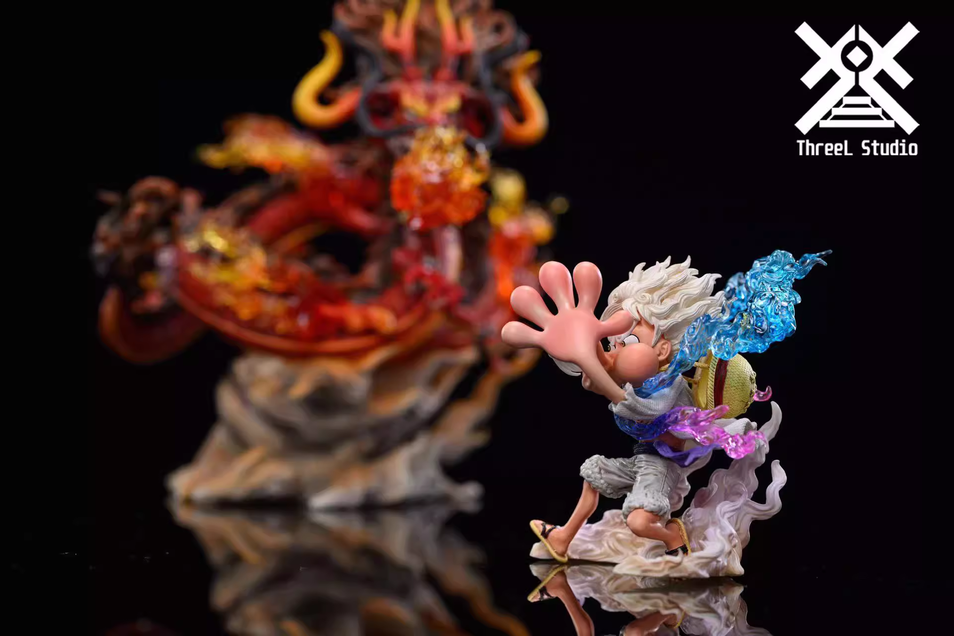 【Pre-sale】 WCF Scale Hot Hand Nika Luffy & Fire Dragon Kaidou-ThreeL Studio