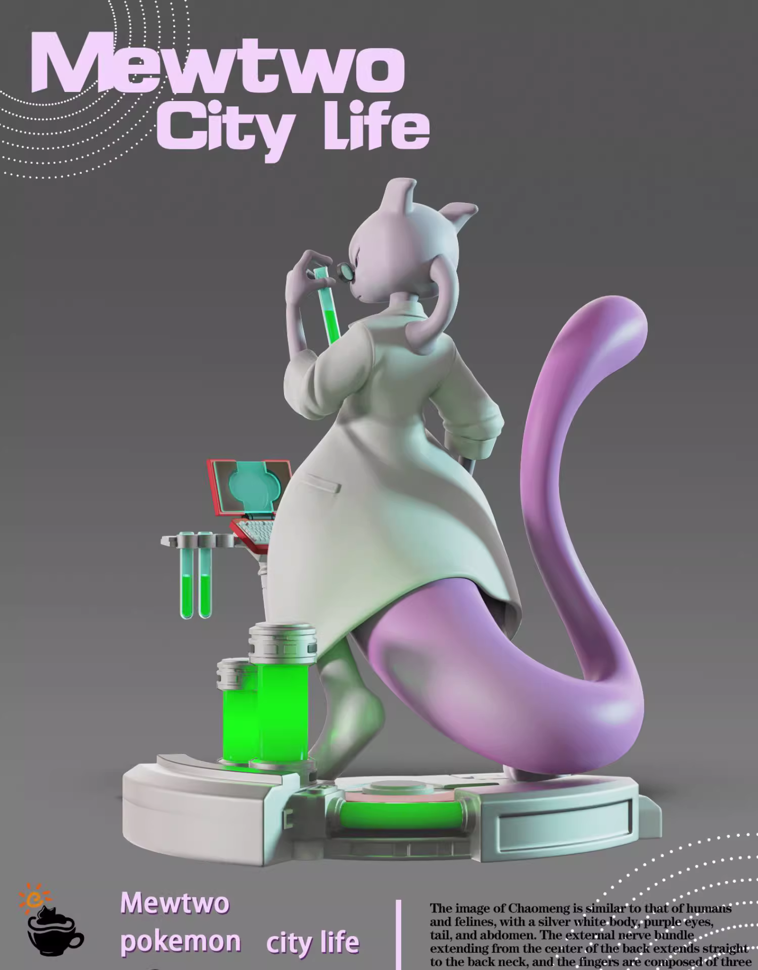 【Pre-sale】Mewtwo City Life-Pokemon-FeiMaoYingRi Studio