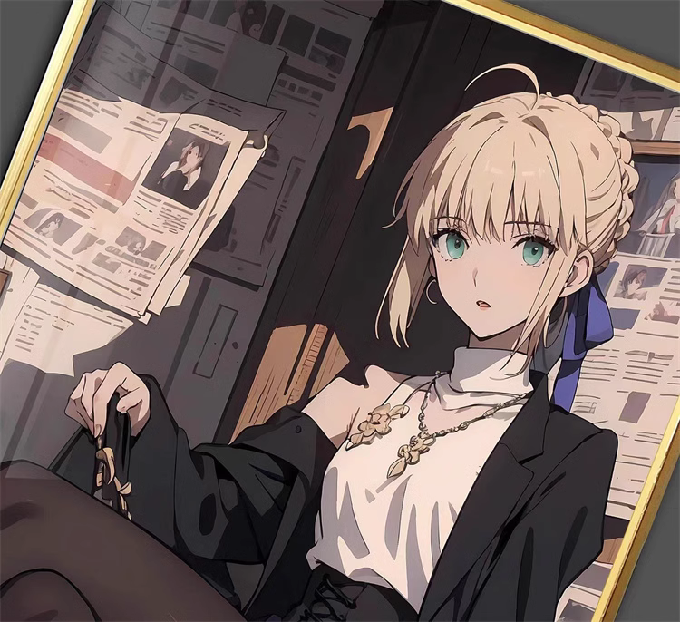 【In stock】Decorative Painting of Altria Pendragon-Fate/stay night-Billion Birds Studio