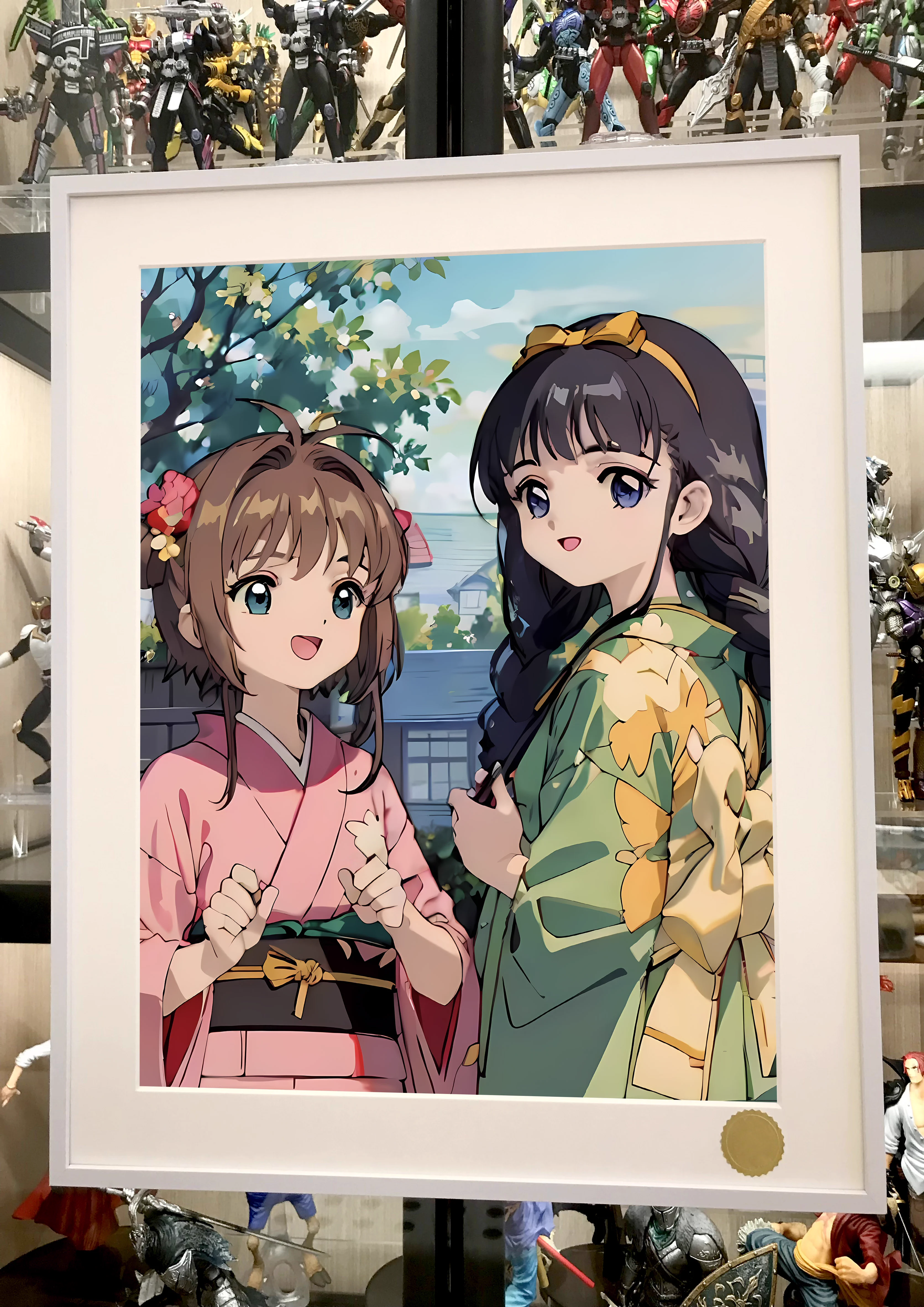 【Pre-sale】Decorative Painting of Sakura & Tomoyo-Cardcaptor Sakura-XingKong Studio