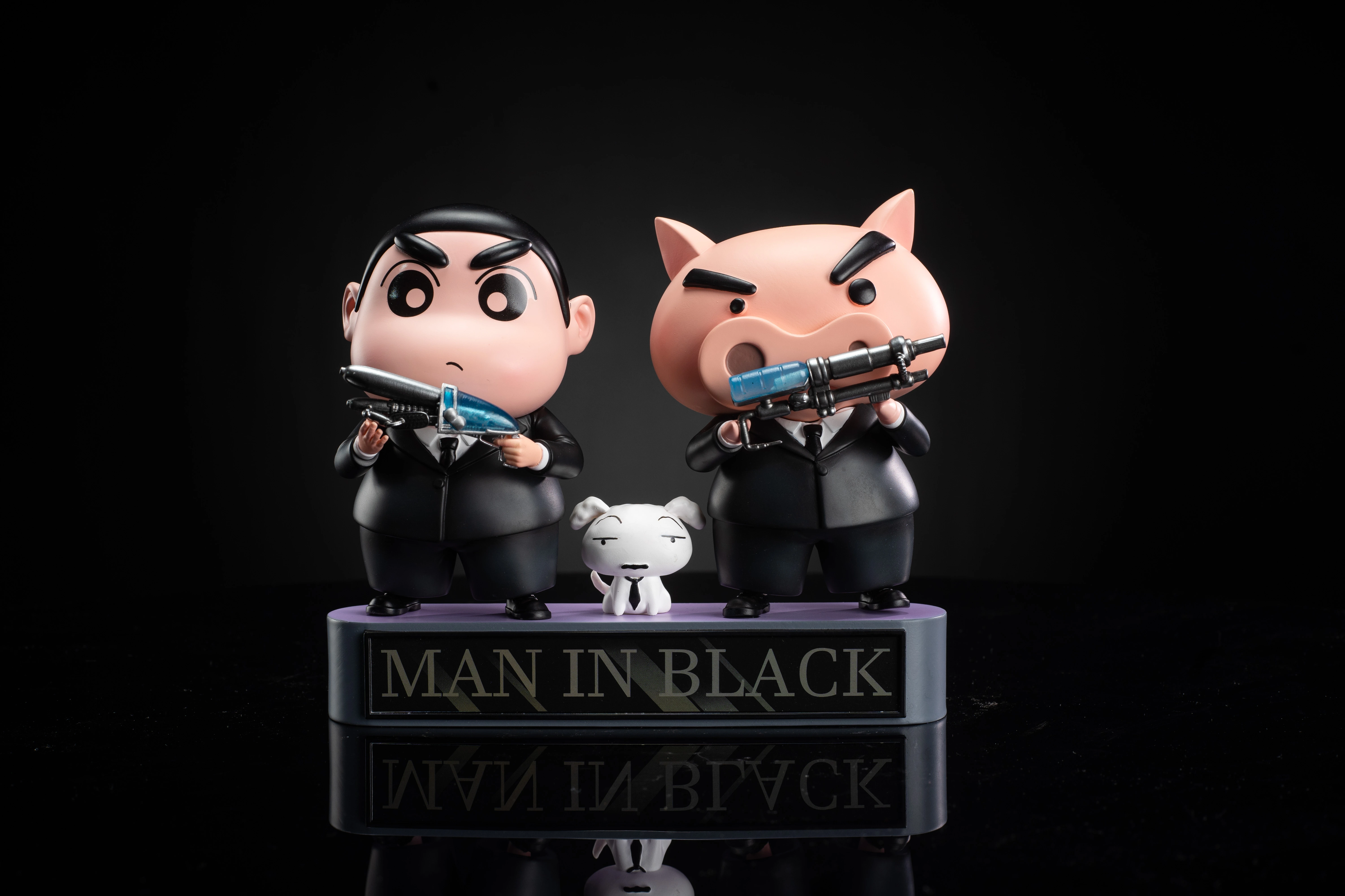 【Pre-sale】Man in Black 野原 しんのすけ-Crayon Shin-chan-ChaoShe Studio