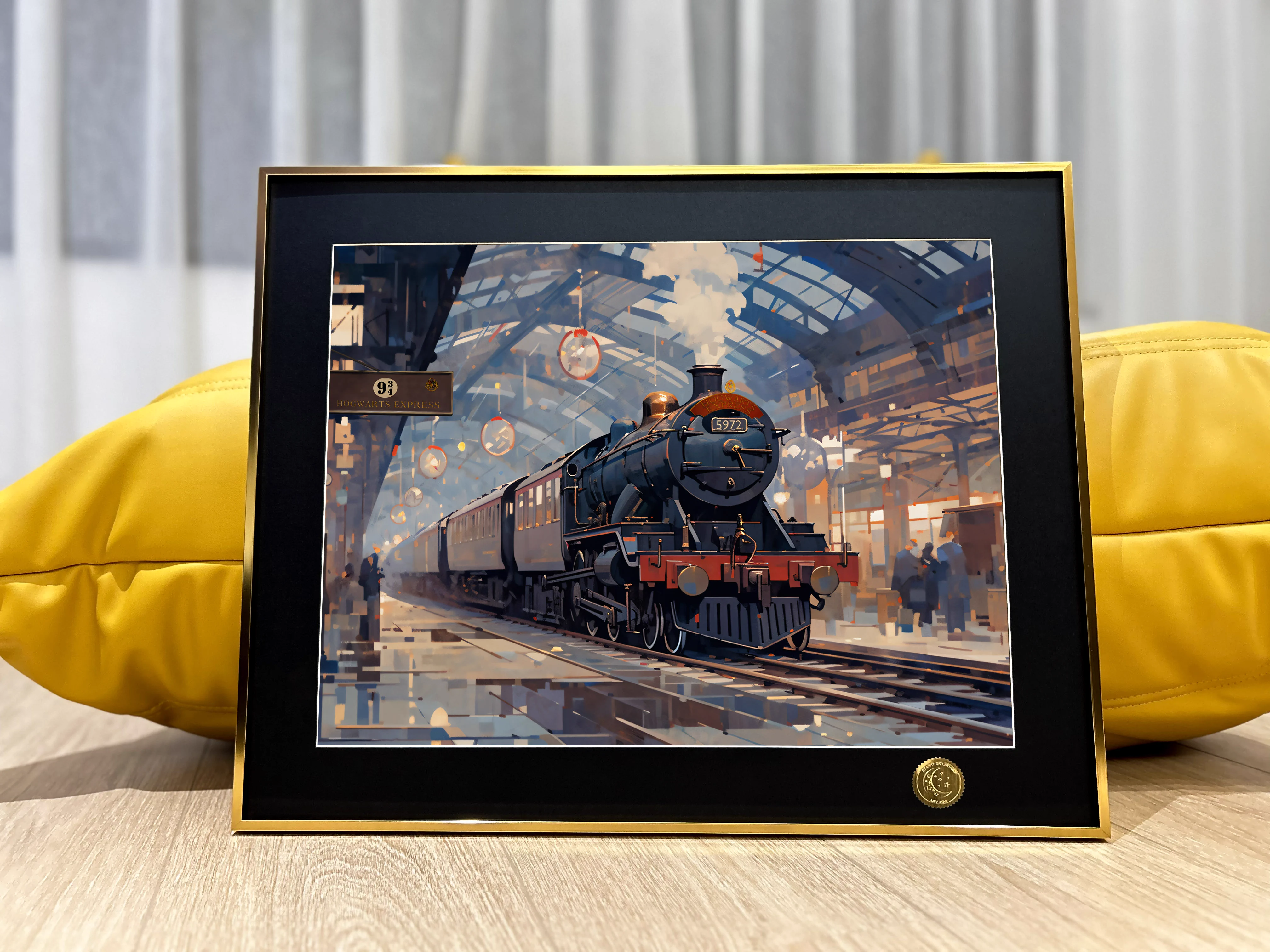 【Pre-sale】Decorative Painting of Platform Nine and Three-Quarters-Harry Potter-XingKong Studio
