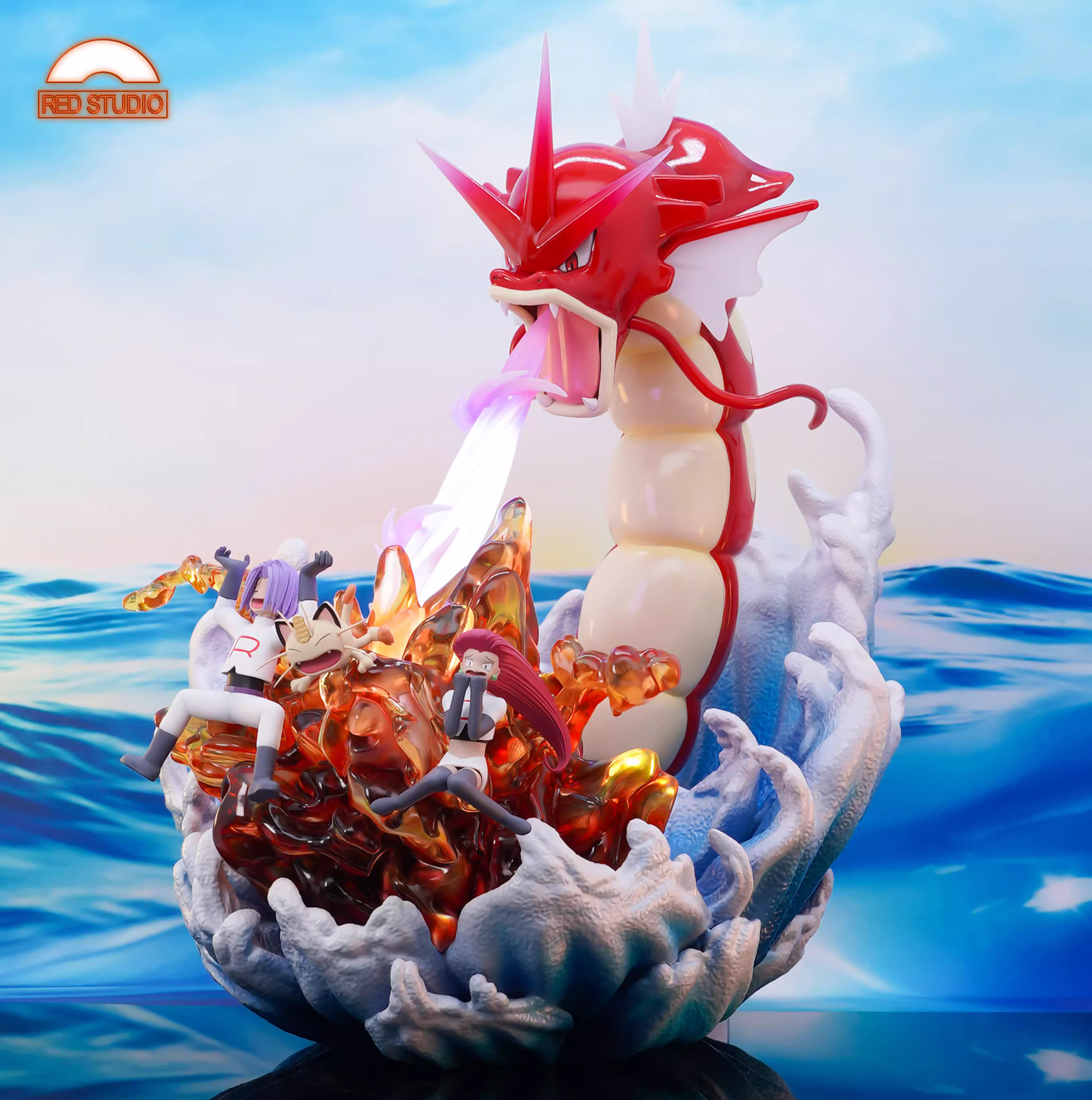 【Pre-sale】1/20 Scale Team Rocket & Gyarados-Pokemon-RED Studio