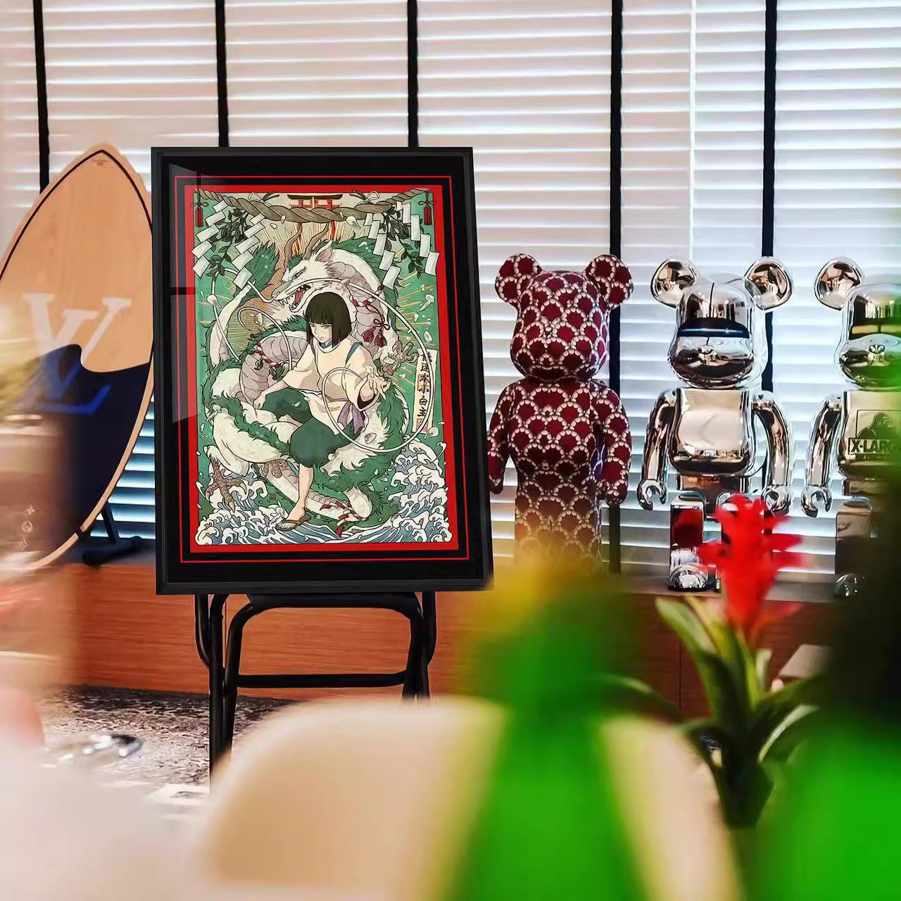 【In stock】Decorative Painting of Chihiro & Nigihayami Kohakunushi-Spirited Away-Billion Birds Studio