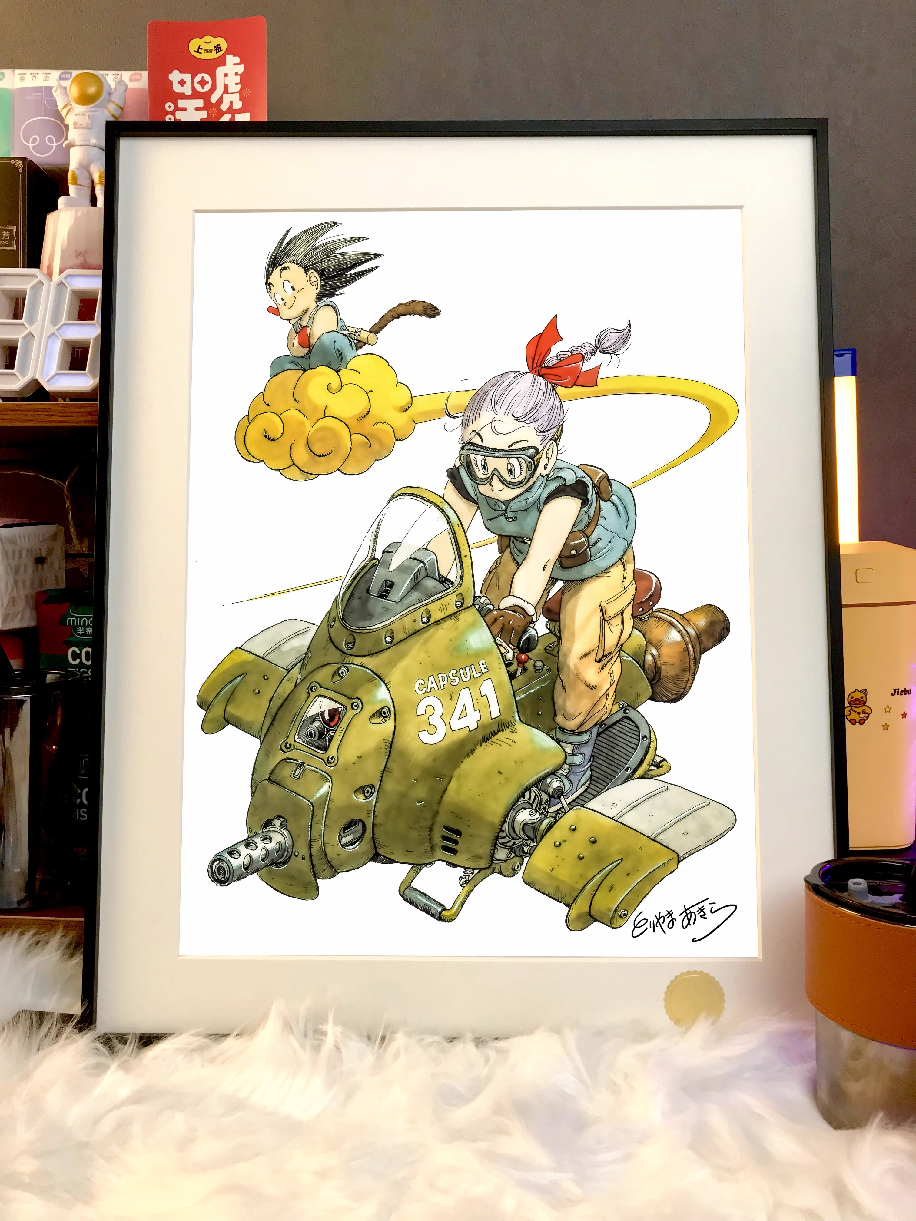 【Pre-sale】Decorative Painting of Son Goku & Bulma-XingKong Studio
