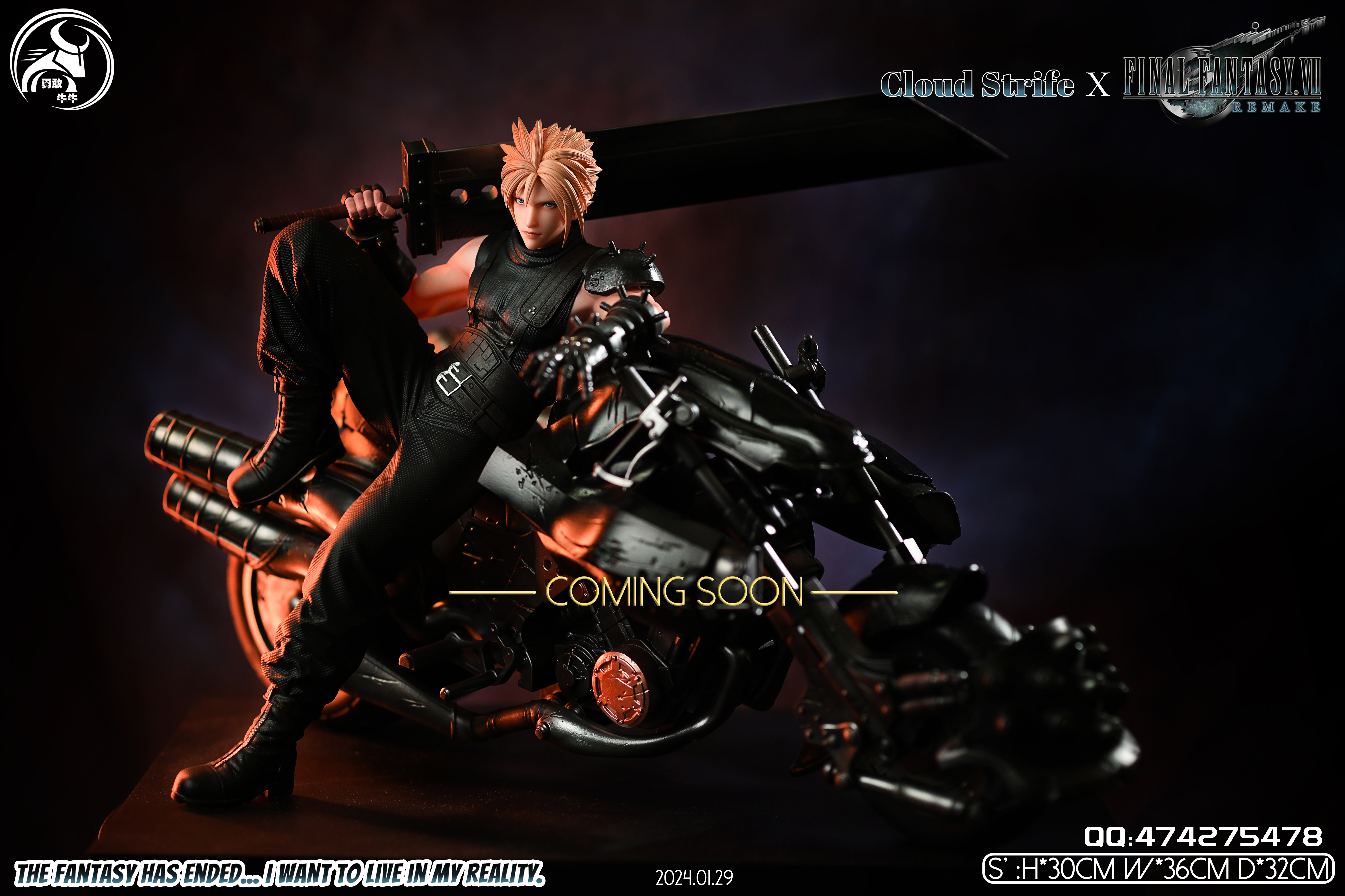 【Sold out no more】1/6 Scale Cloud-(FF7)Final Fantasy-YGNN Studio